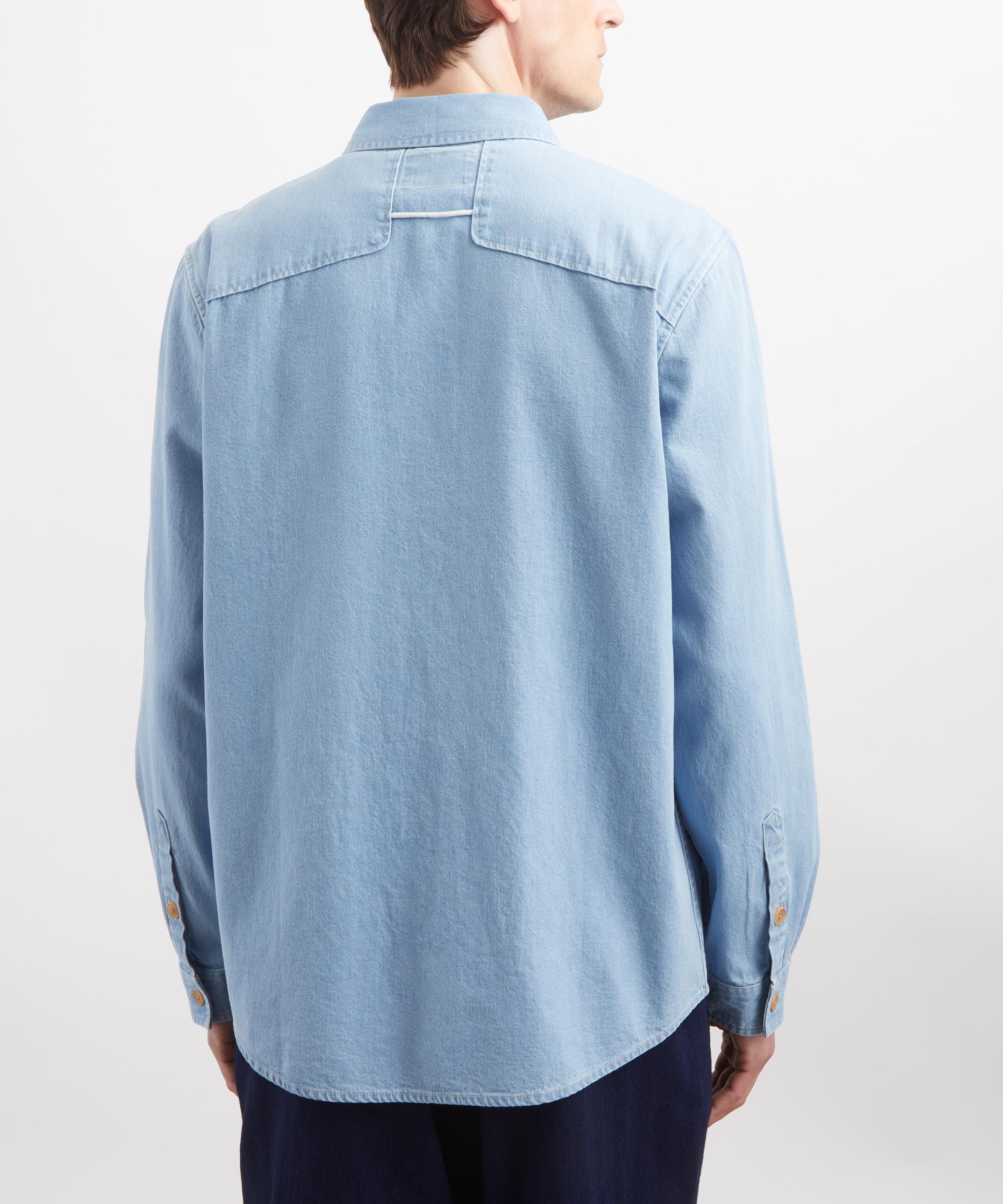 Folk - Bleached Denim Loop Shirt image number 3