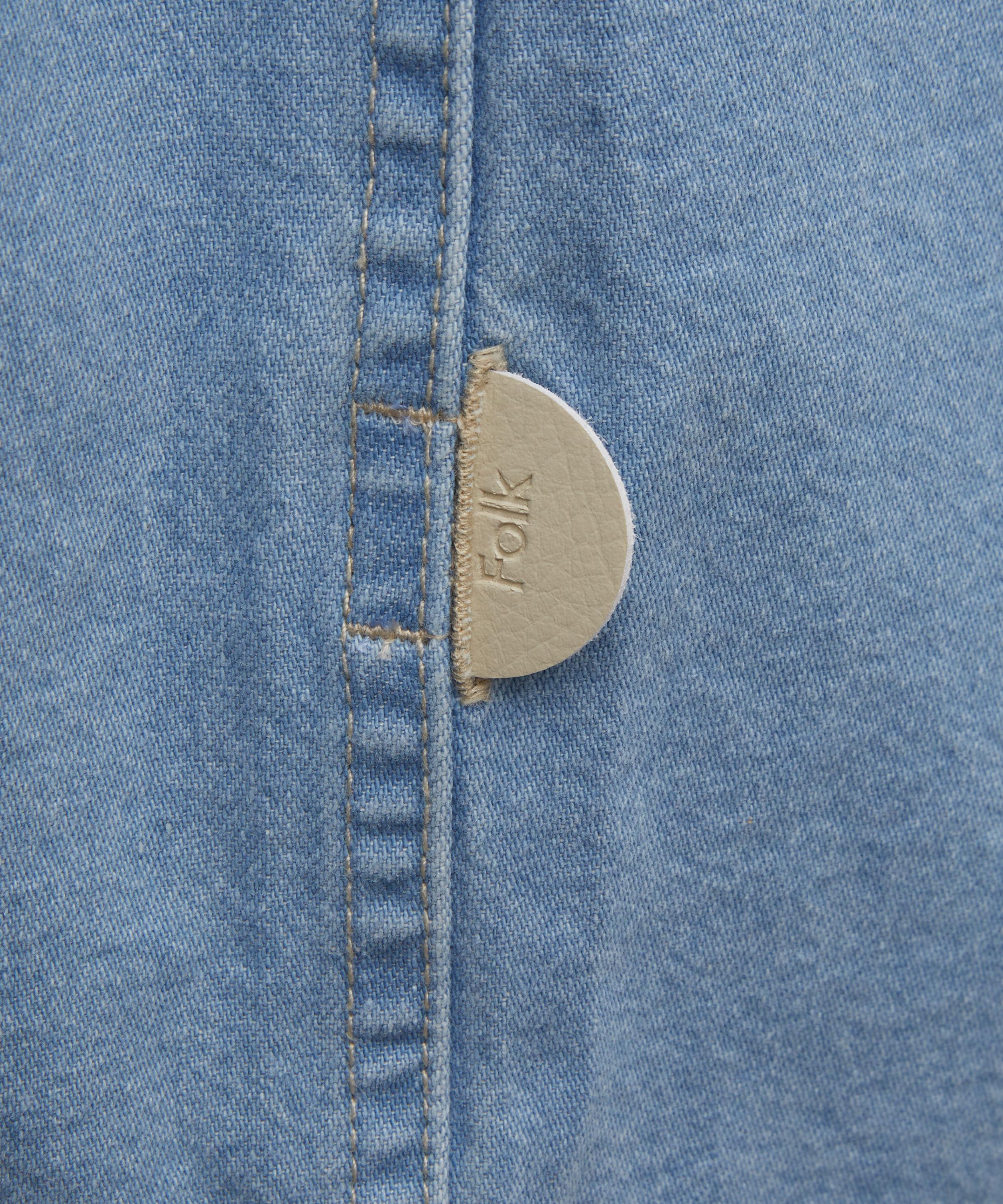 Folk - Bleached Denim Loop Shirt image number 4