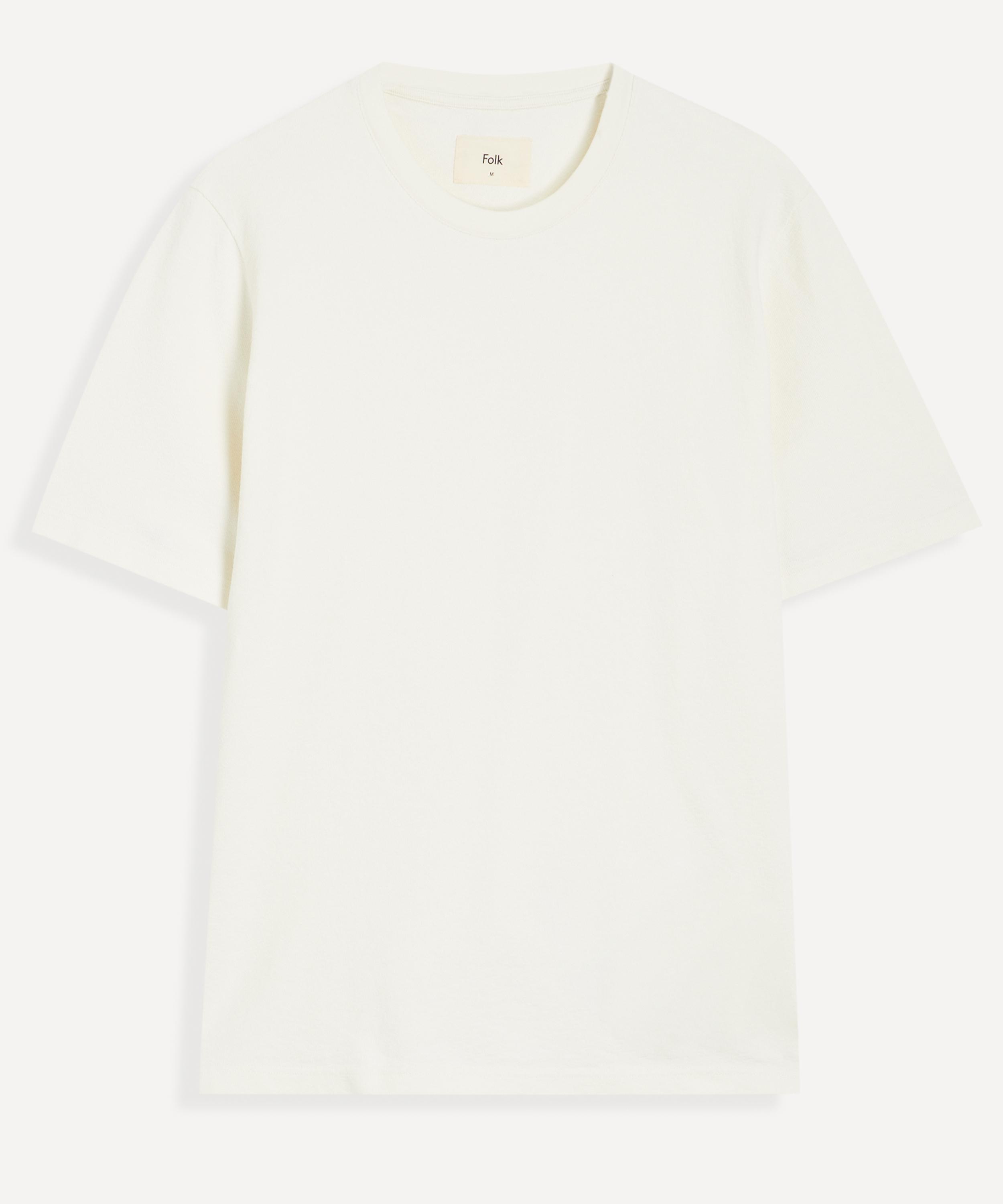 Folk - White Textured T-Shirt