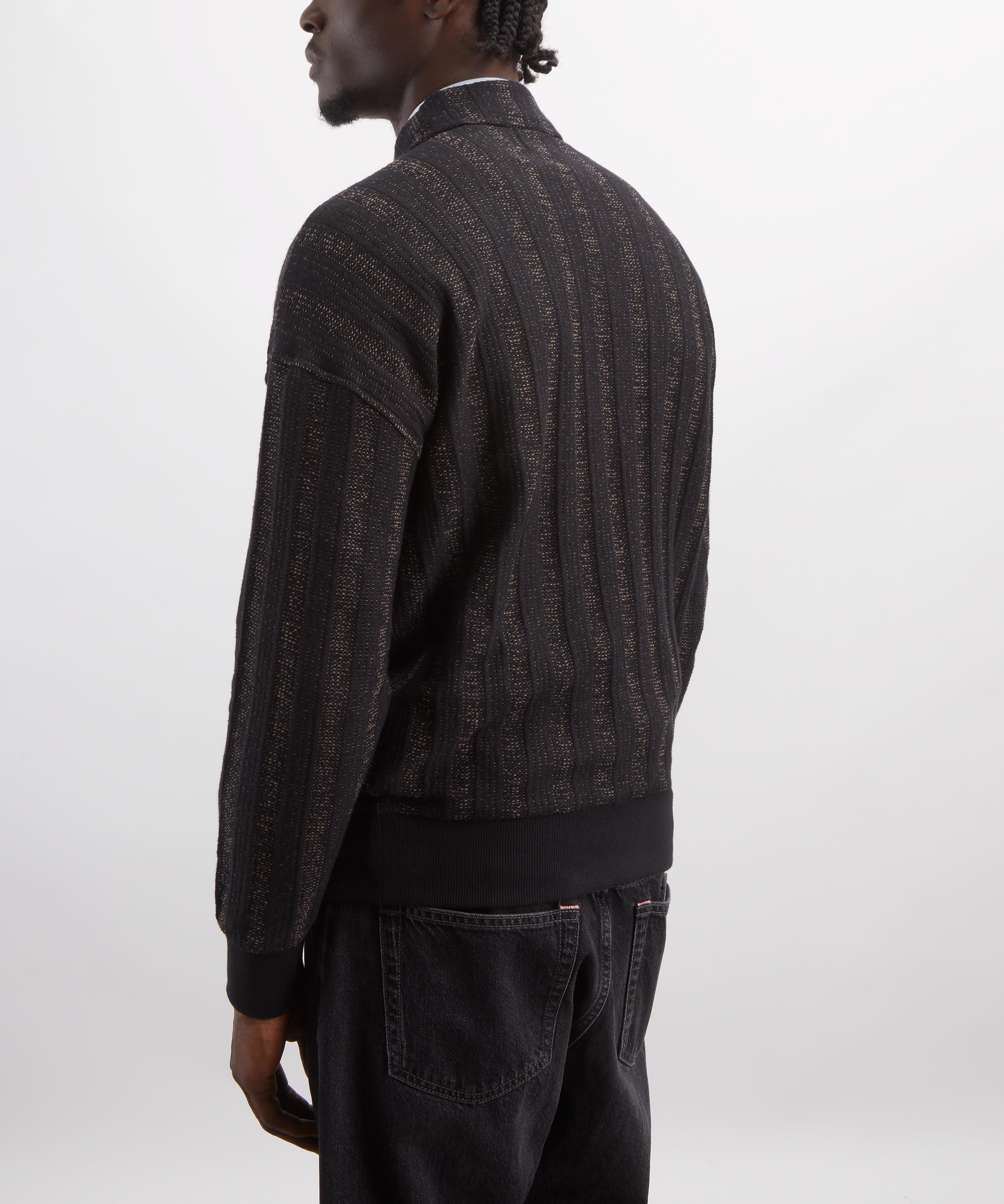 Oliver Spencer - Black Lorimer Half-Zip Jumper image number 3