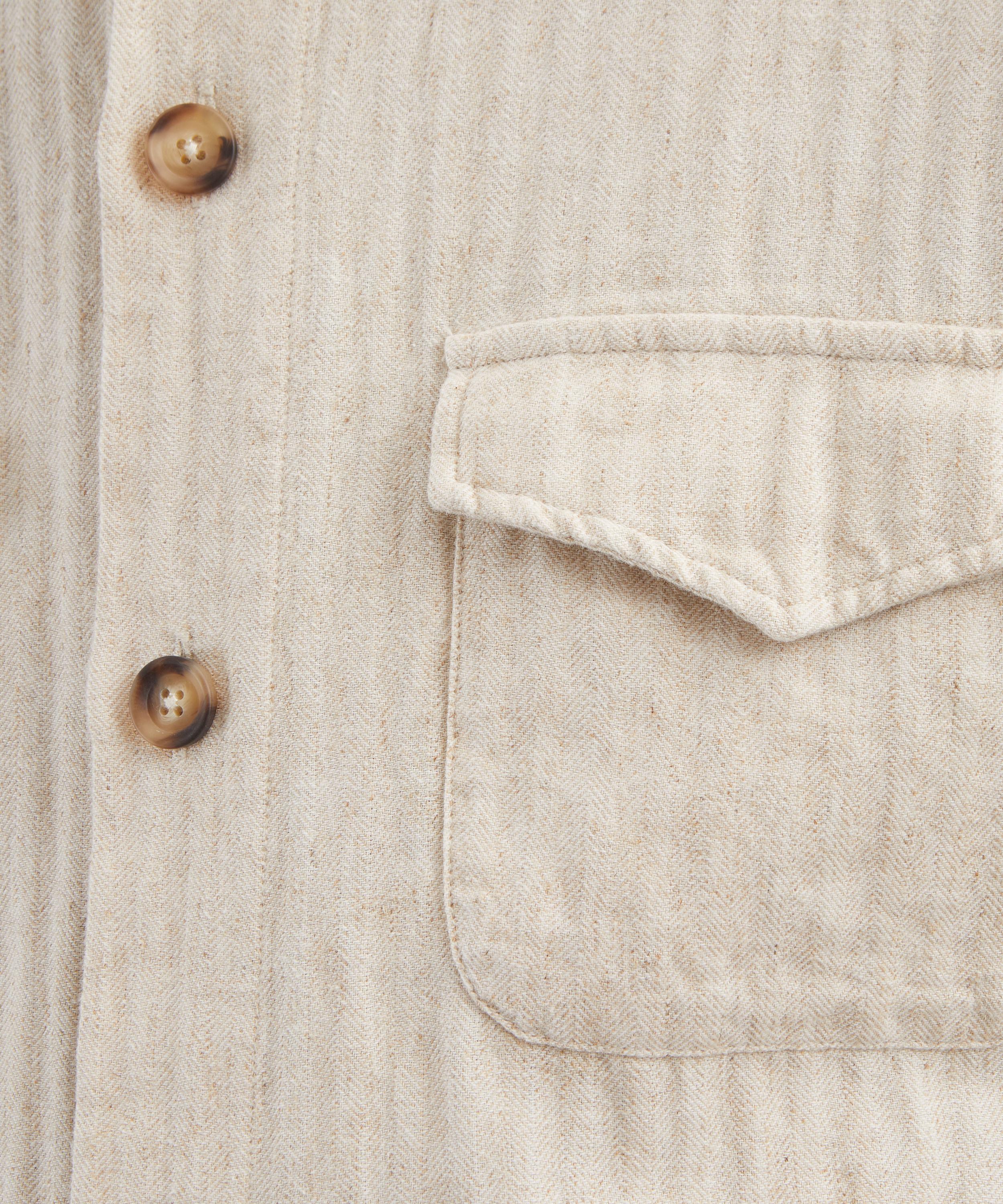 Oliver Spencer - Witley Cotton-Linen Trucker Jacket image number 4