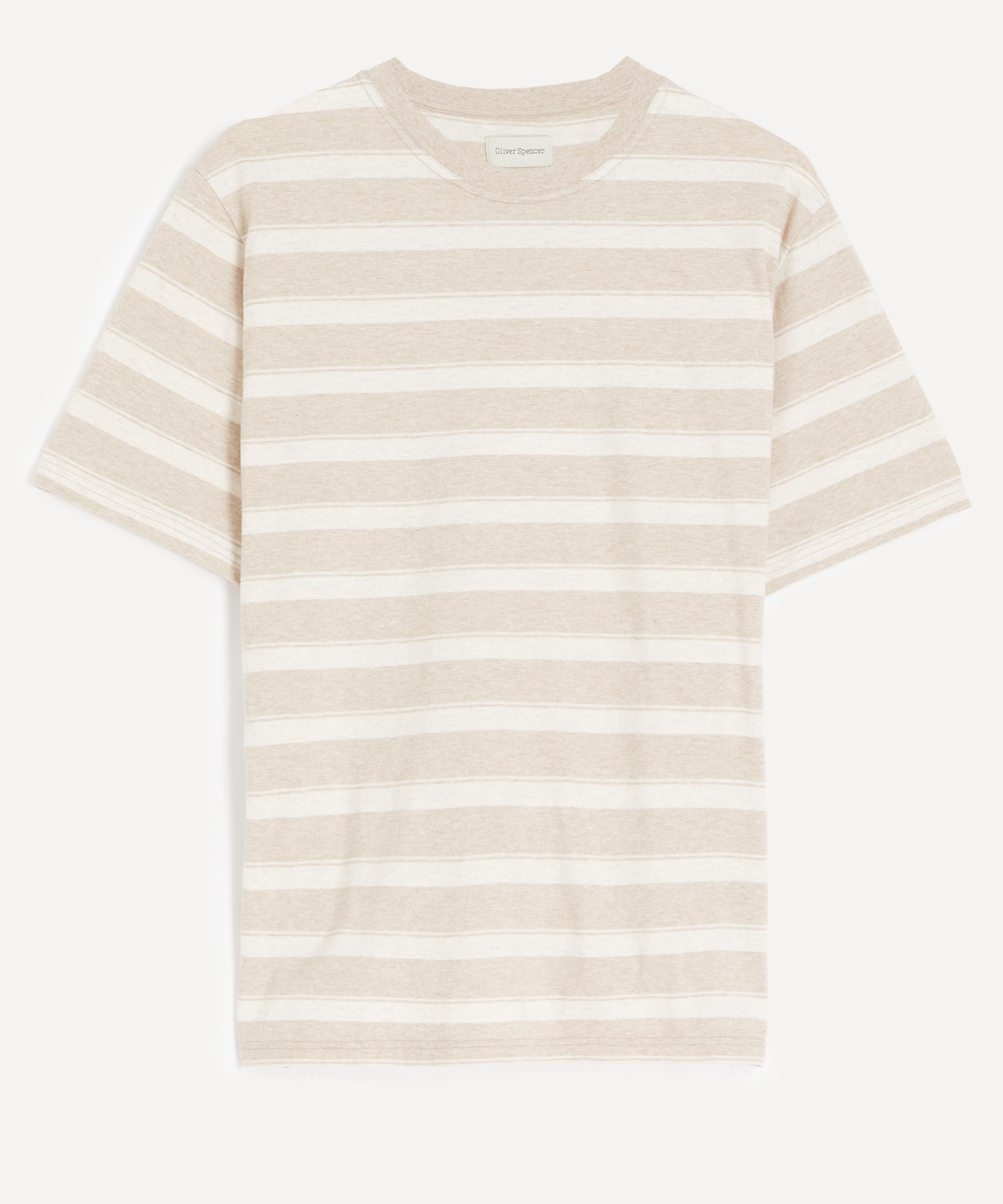 Oliver Spencer - Box Sand Stripe T-Shirt