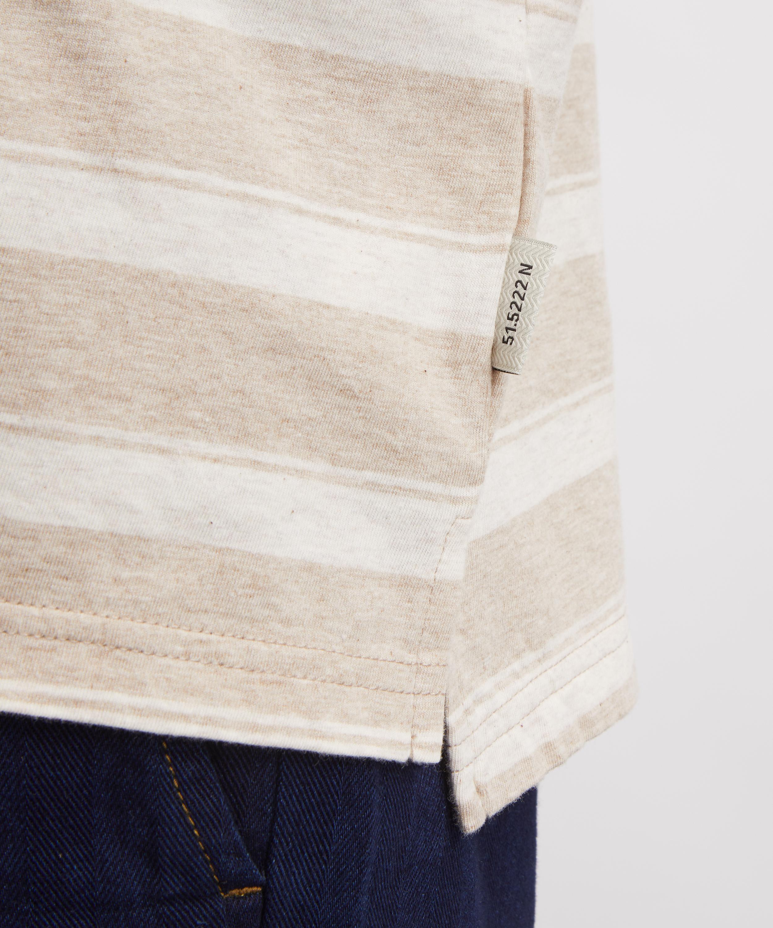 Oliver Spencer - Box Sand Stripe T-Shirt image number 4