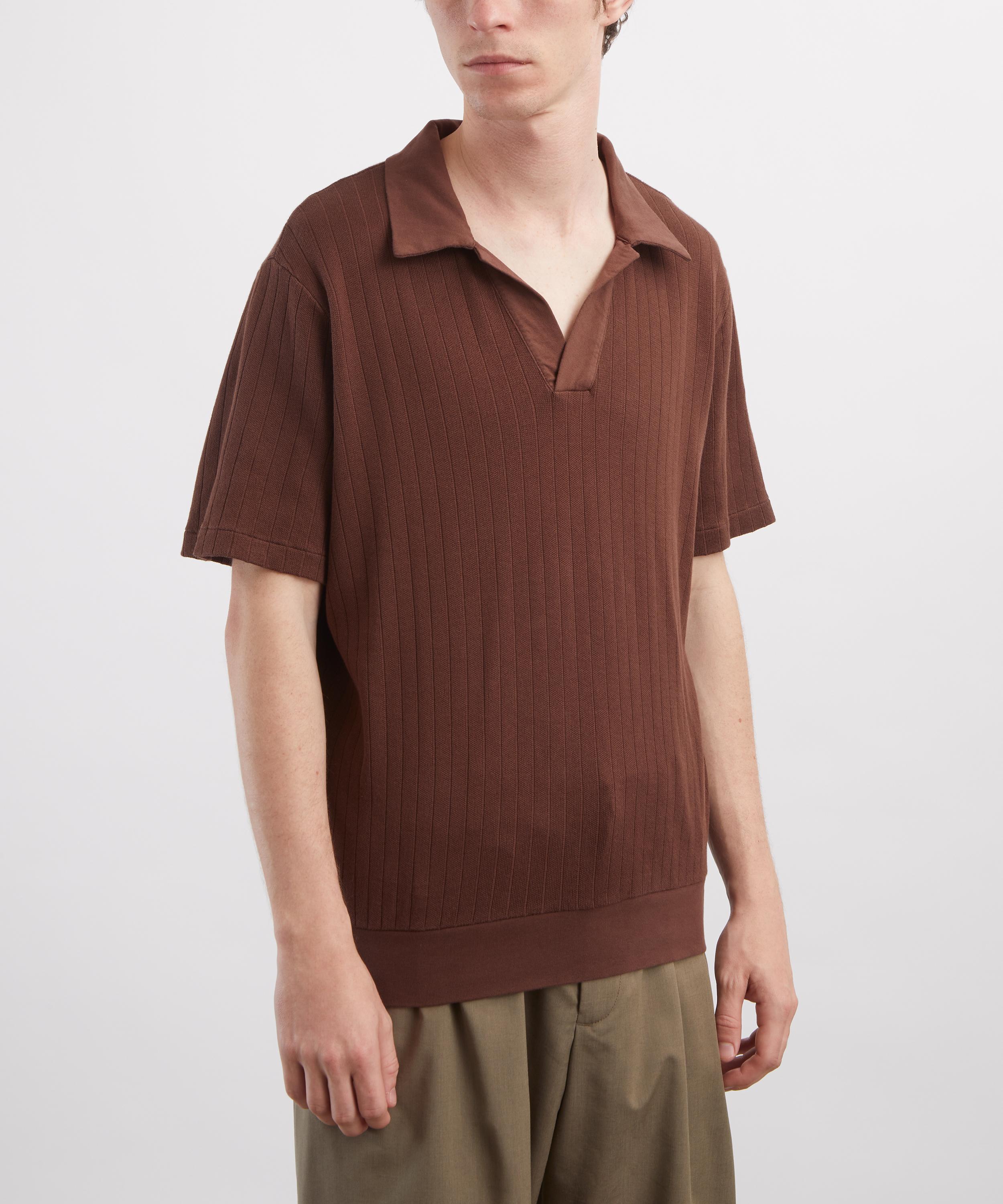 Oliver Spencer - Westcott Coburn Brown Polo Shirt image number 2