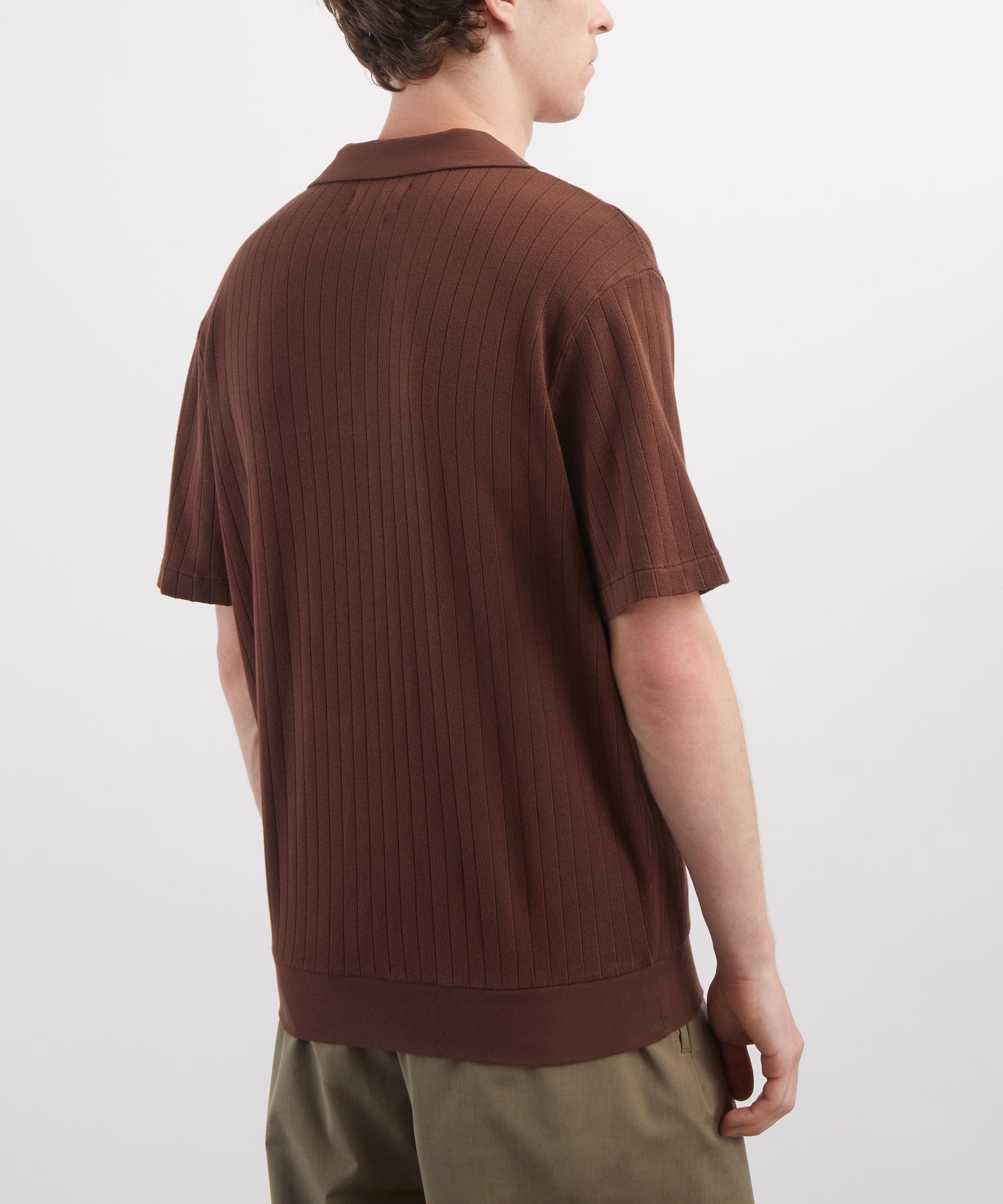 Oliver Spencer - Westcott Coburn Brown Polo Shirt image number 3