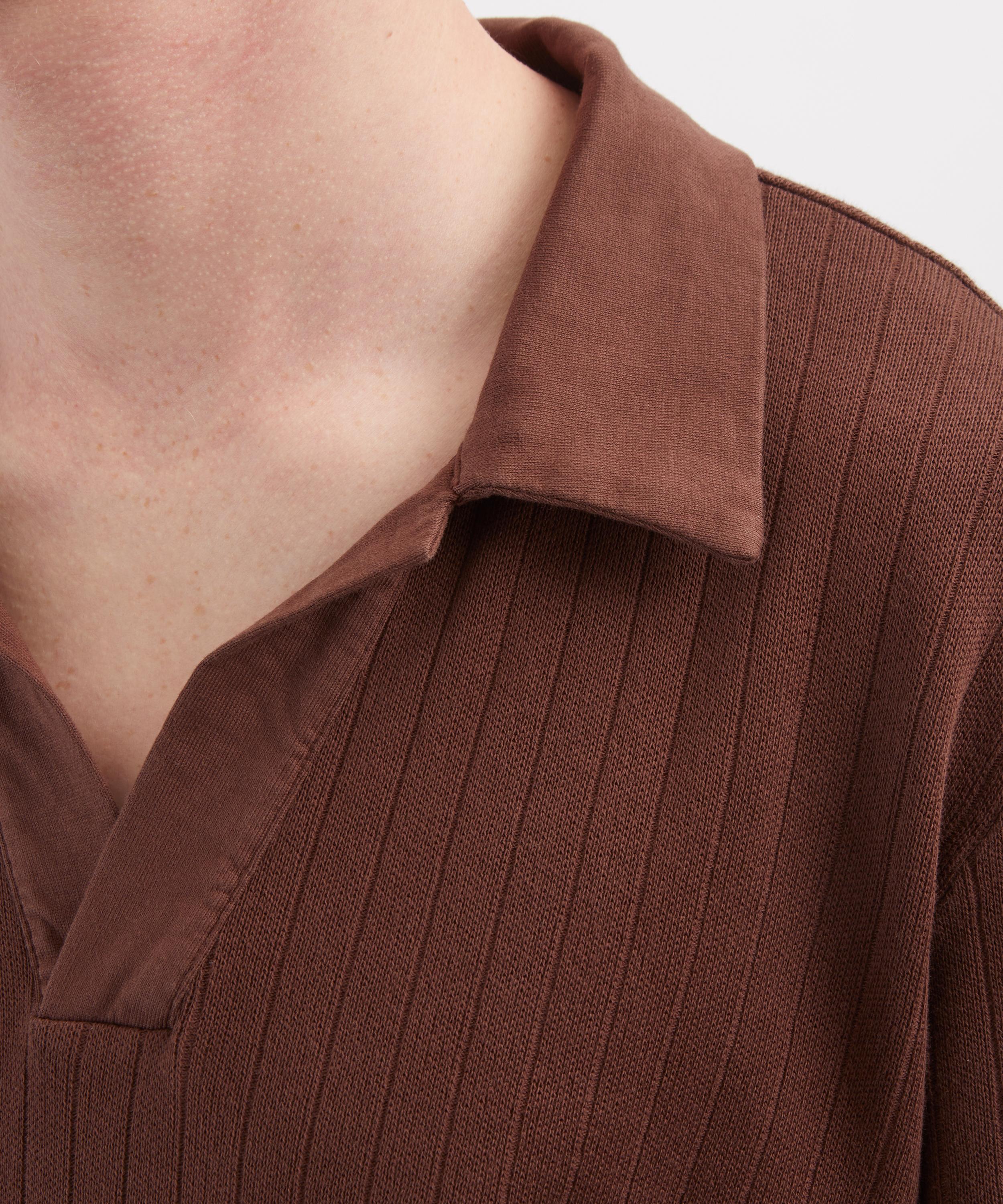 Oliver Spencer - Westcott Coburn Brown Polo Shirt image number 4