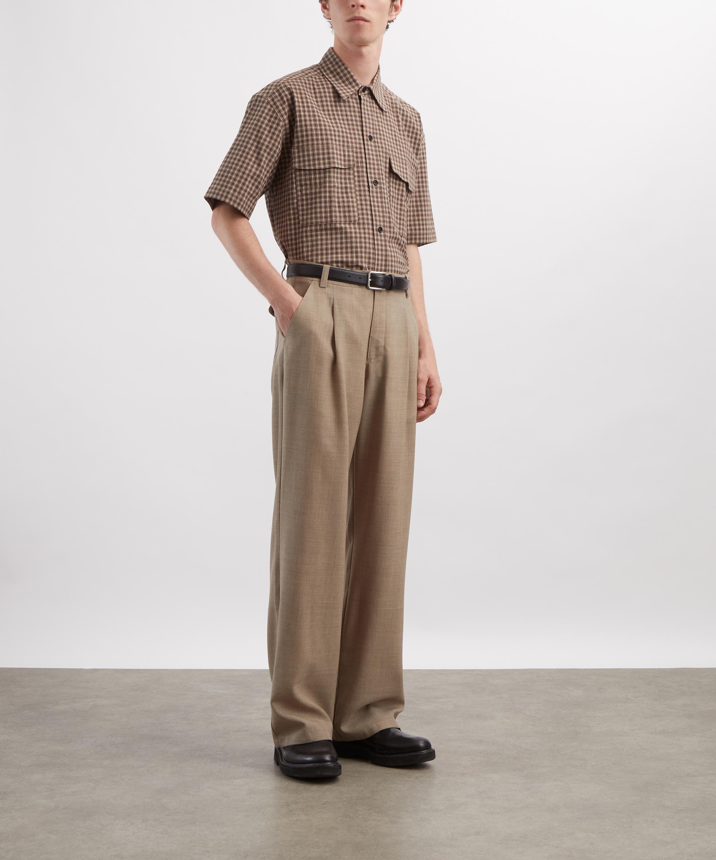 Oliver Spencer - Penryn Loose Short-Sleeve Seersucker Shirt image number 1