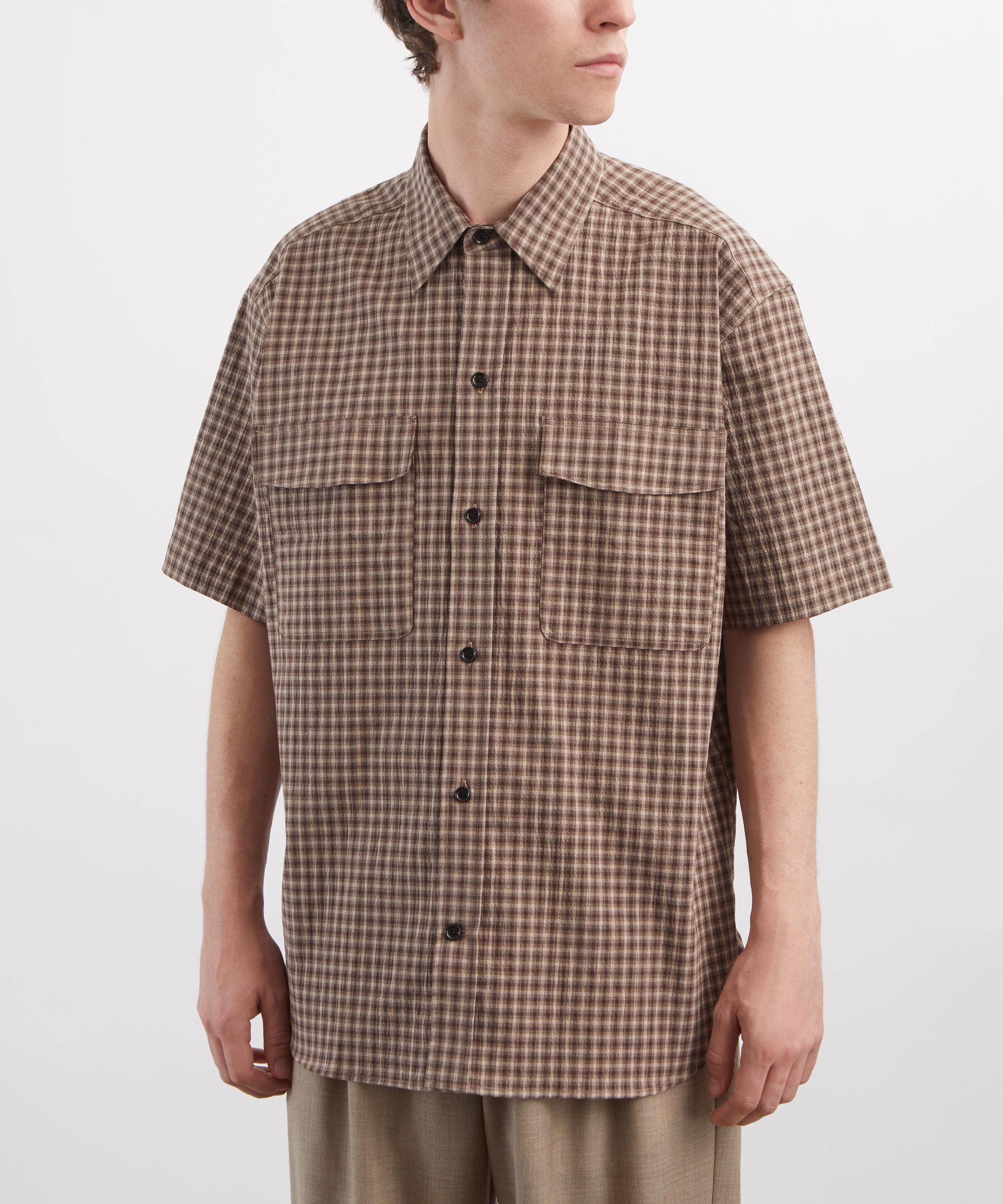 Oliver Spencer - Penryn Loose Short-Sleeve Seersucker Shirt image number 2
