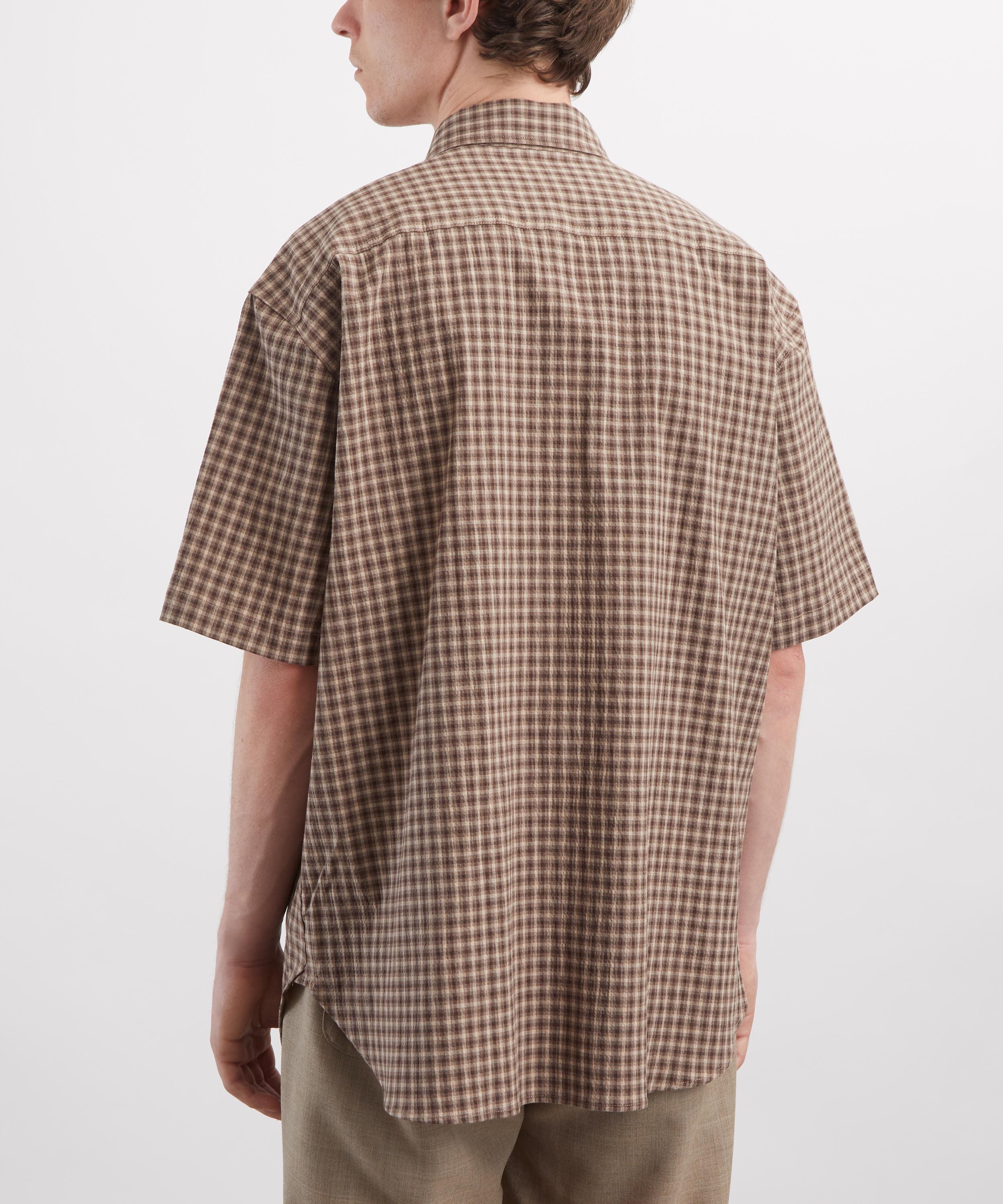 Oliver Spencer - Penryn Loose Short-Sleeve Seersucker Shirt image number 3