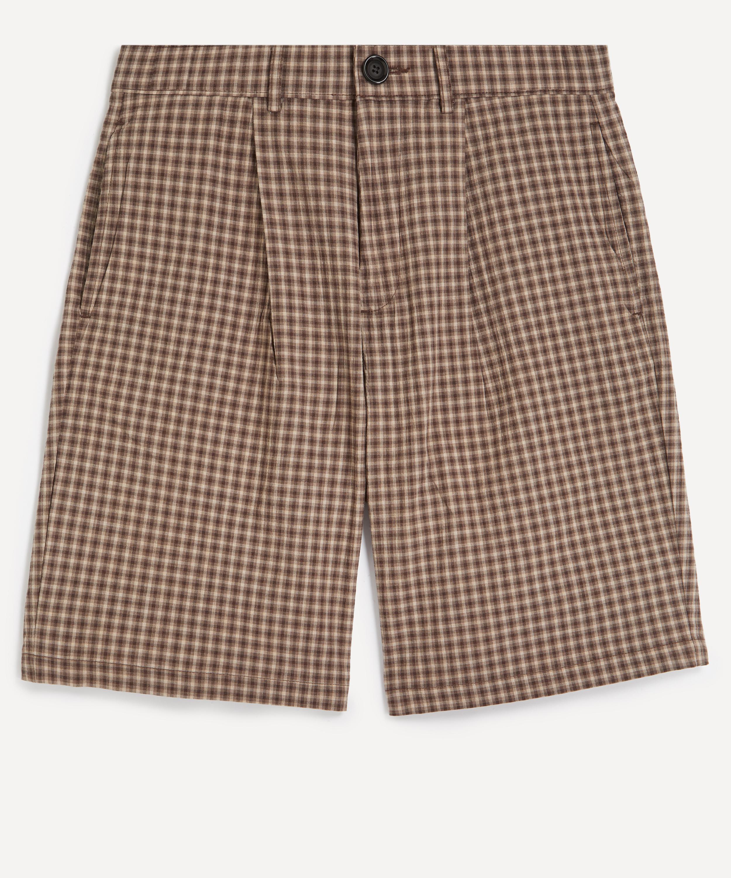 Oliver Spencer - Pleated Leaman Brown Shorts