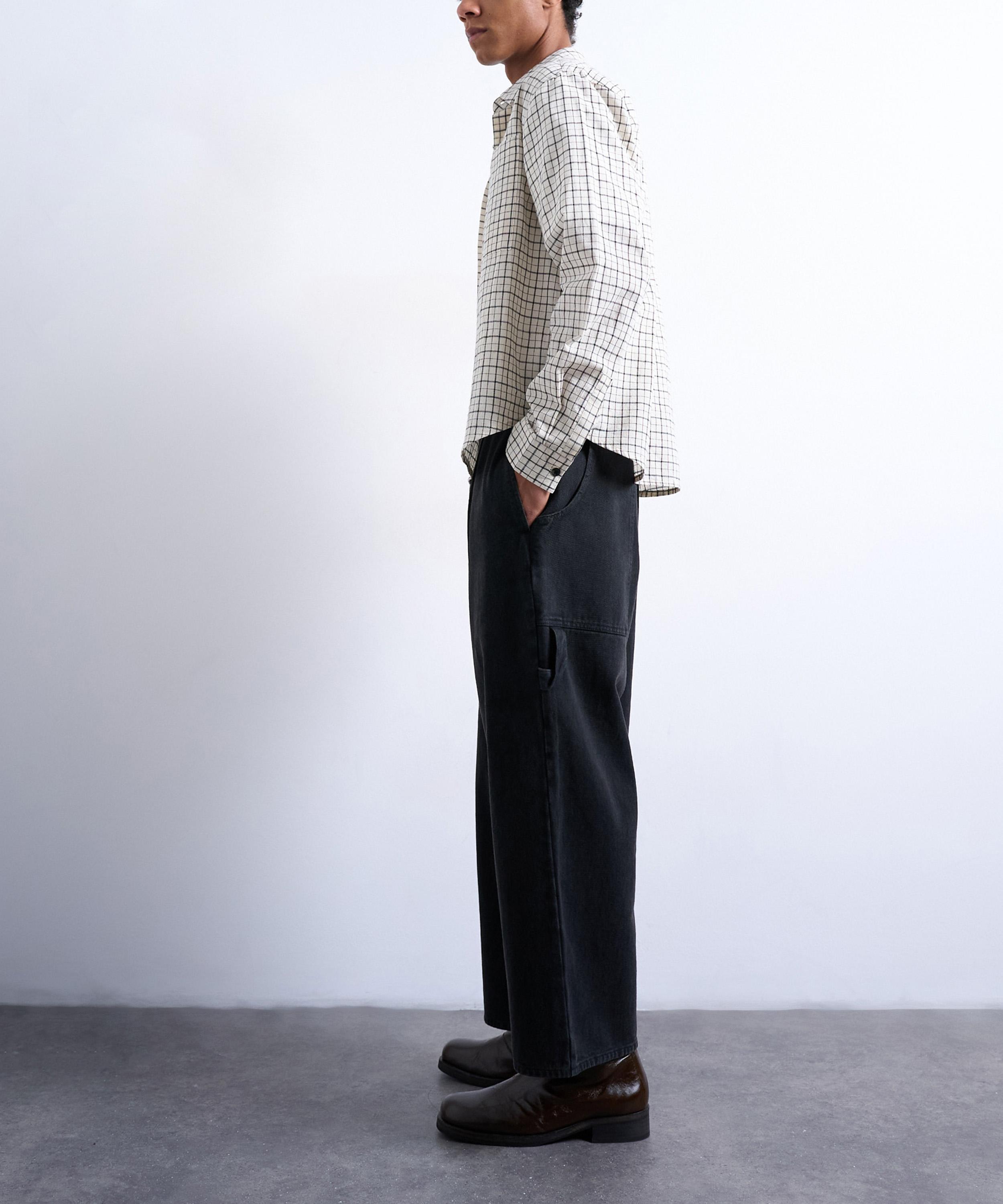 TOPMAN - Barrel Twill Carpenter Trousers image number 2