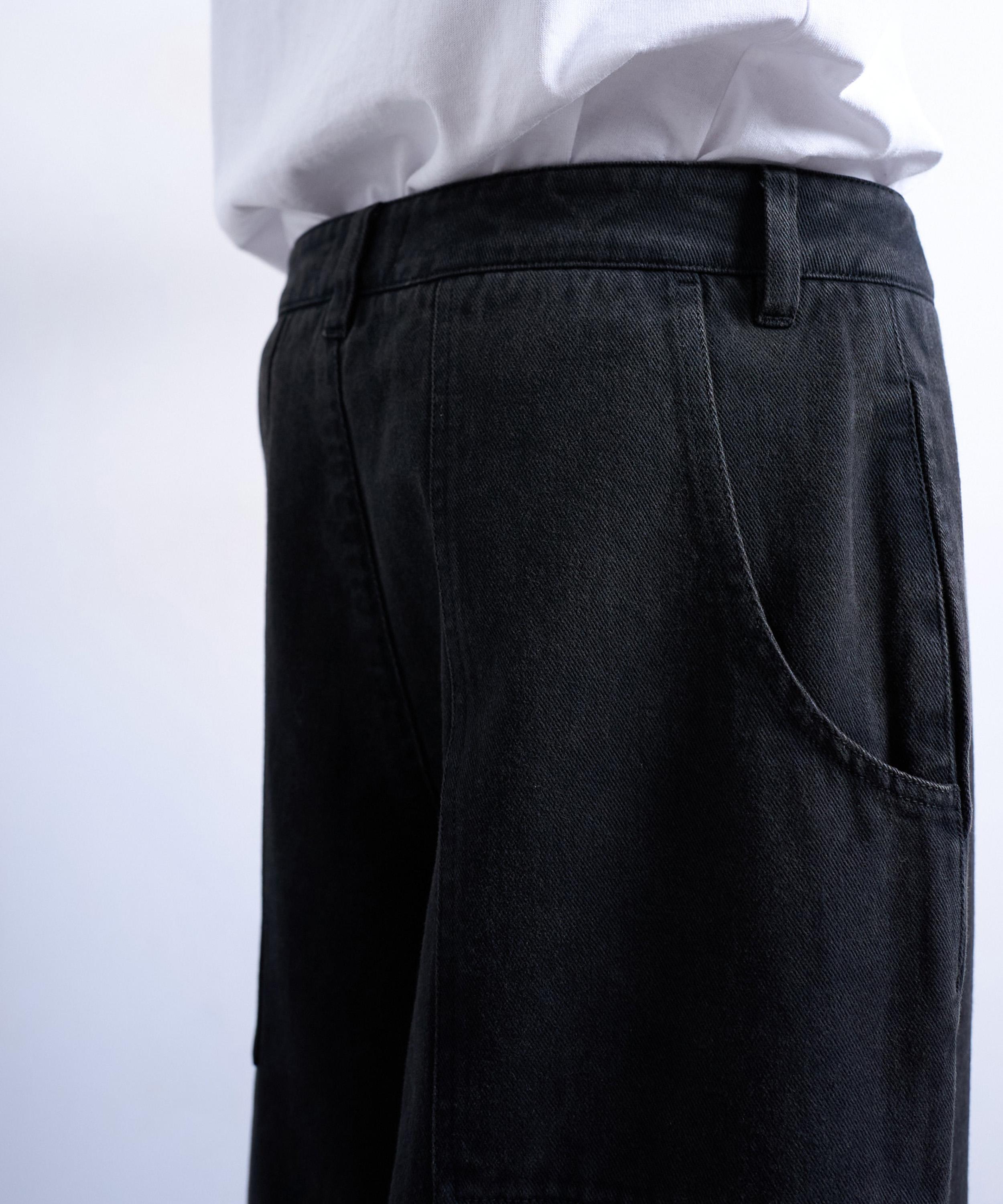 TOPMAN - Barrel Twill Carpenter Trousers image number 3