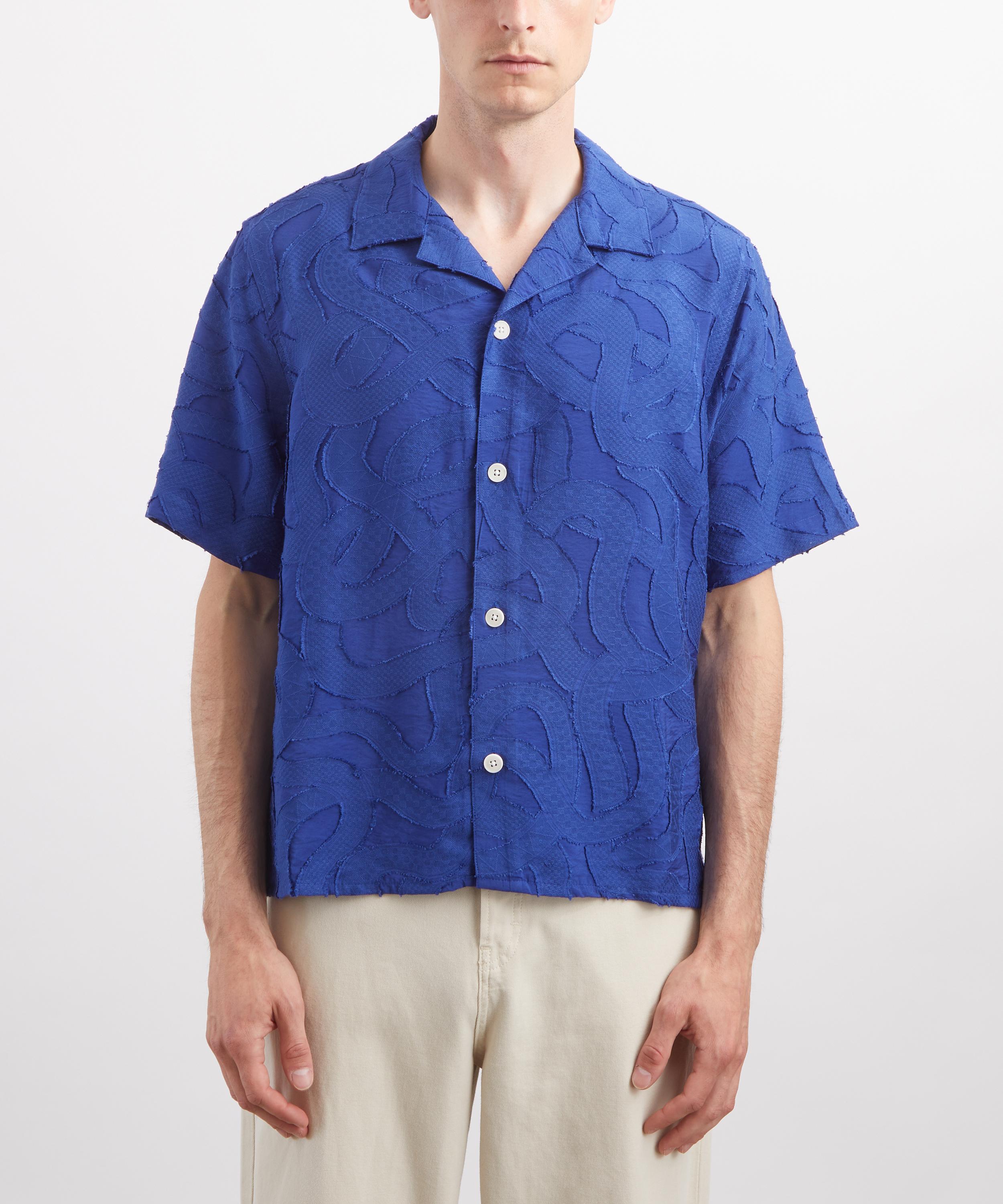 Wax London - Curzon Jacquard Short-Sleeve Shirt image number 2