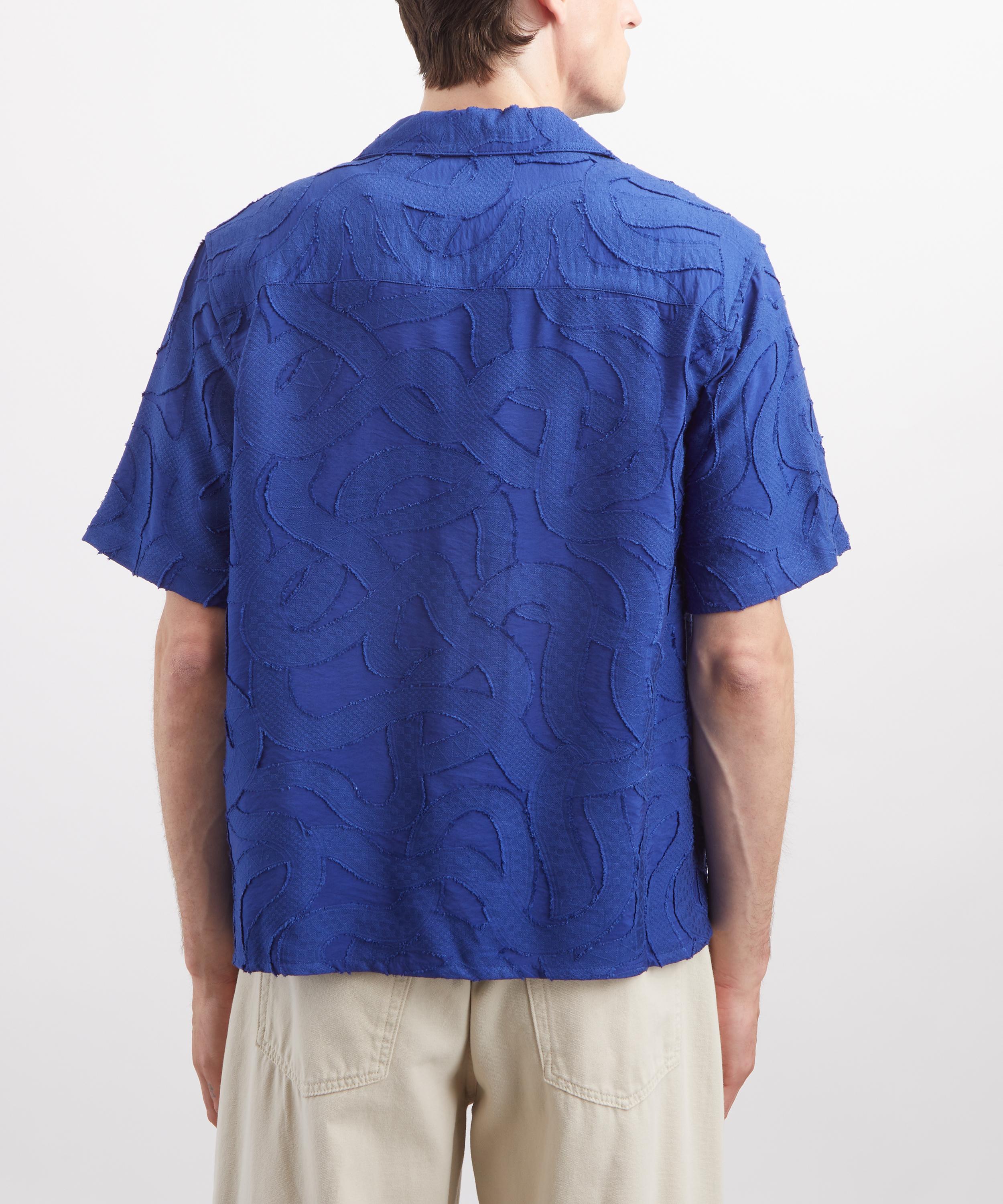 Wax London - Curzon Jacquard Short-Sleeve Shirt image number 3