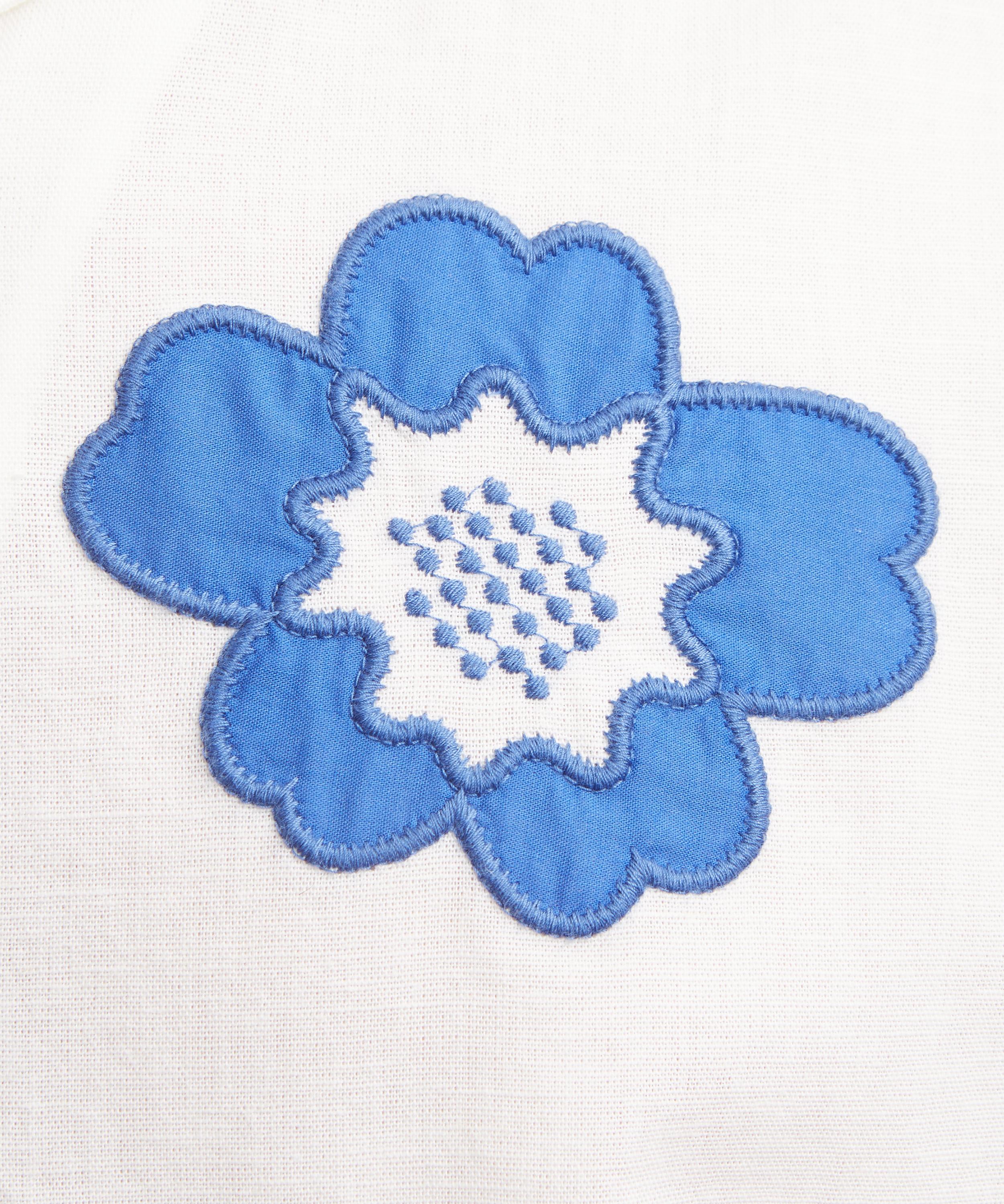 Wax London - Didcot Floral Appliqu&eacute; Short-Sleeve Shirt image number 4