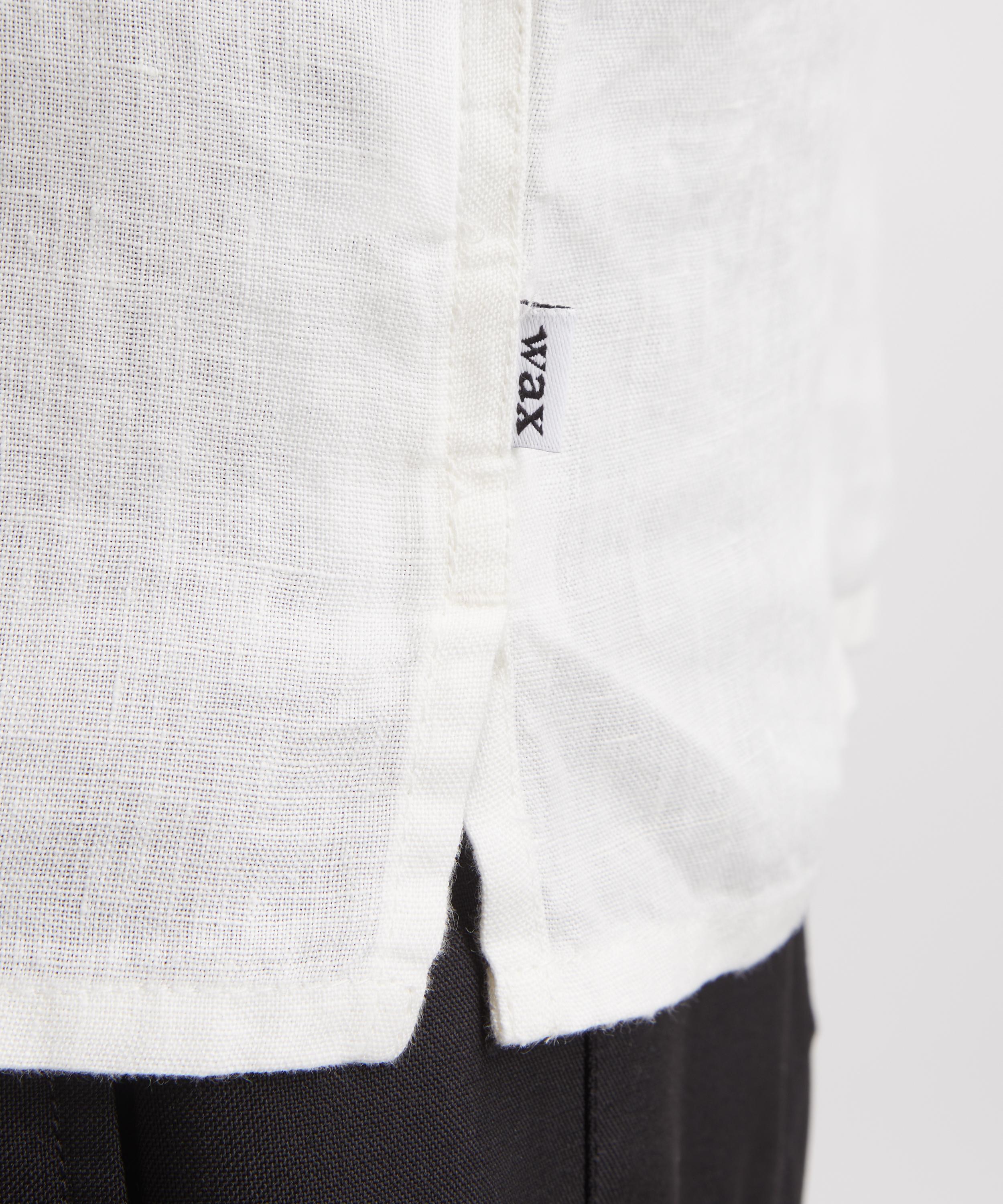 Wax London - Didcot Grid Flower Short-Sleeve Shirt image number 4