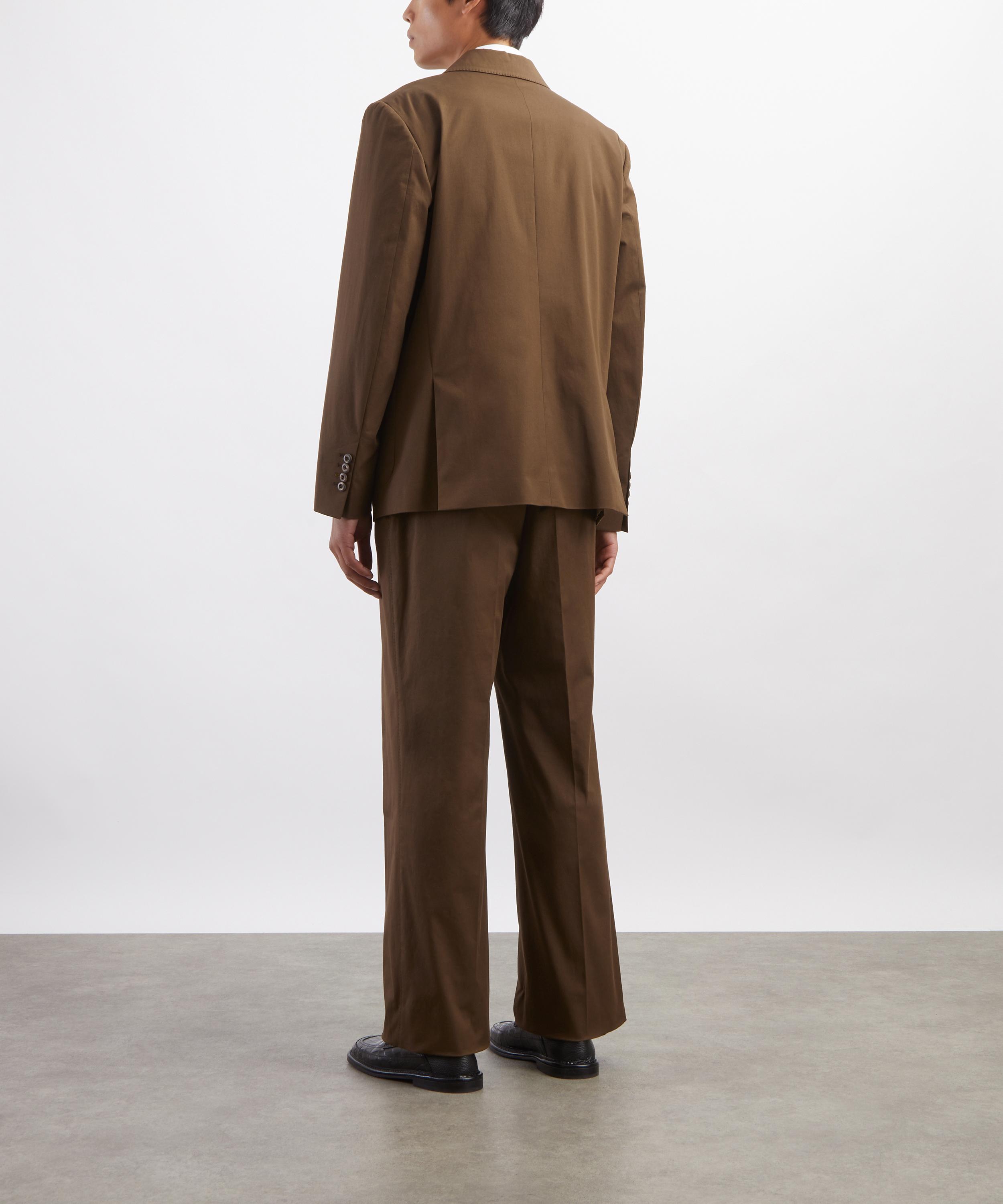 Paul Smith - Brown Cotton Twill Double-Breasted Suit image number 3