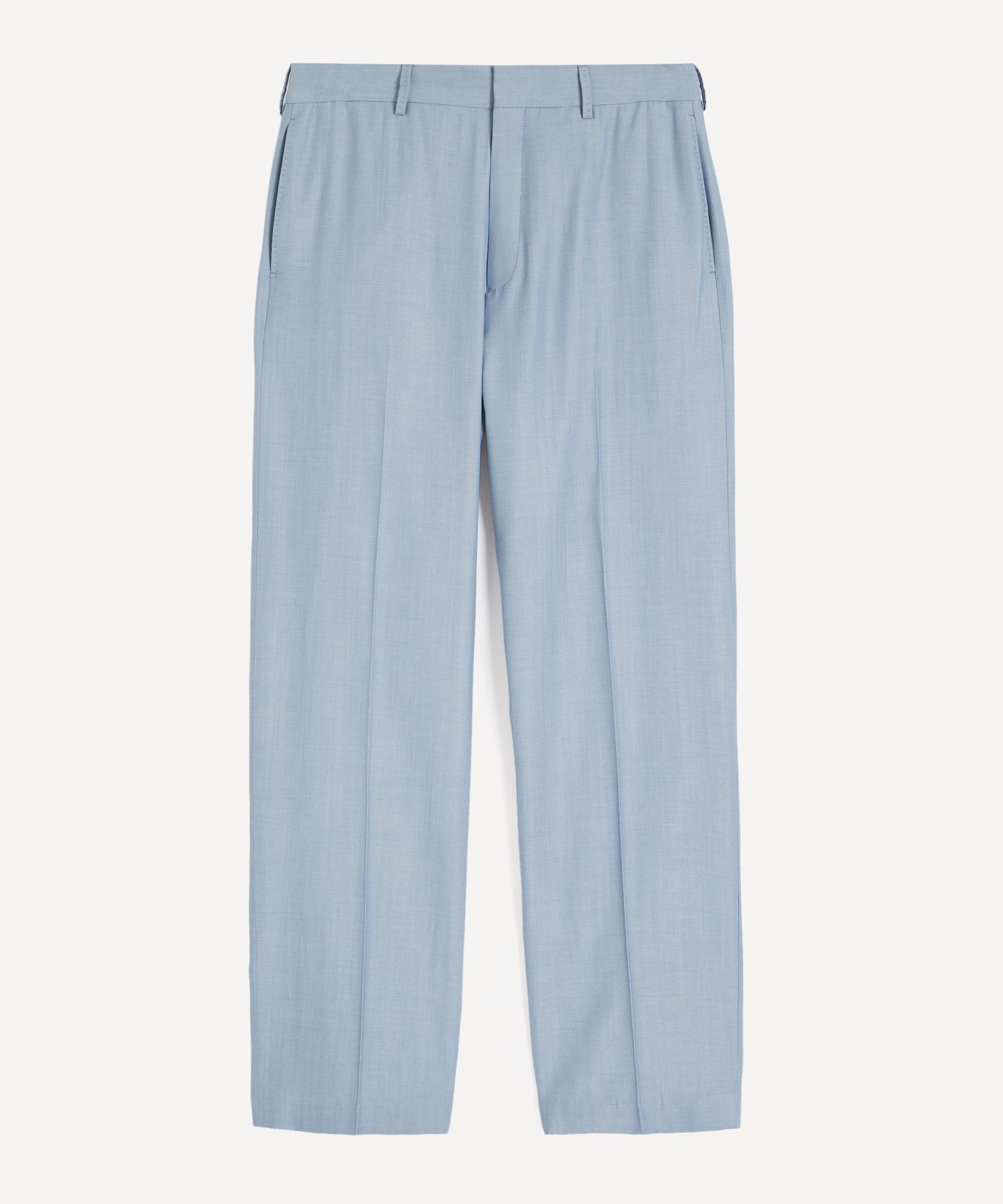 Paul Smith - Blue Wool-Viscose Trousers image number 0