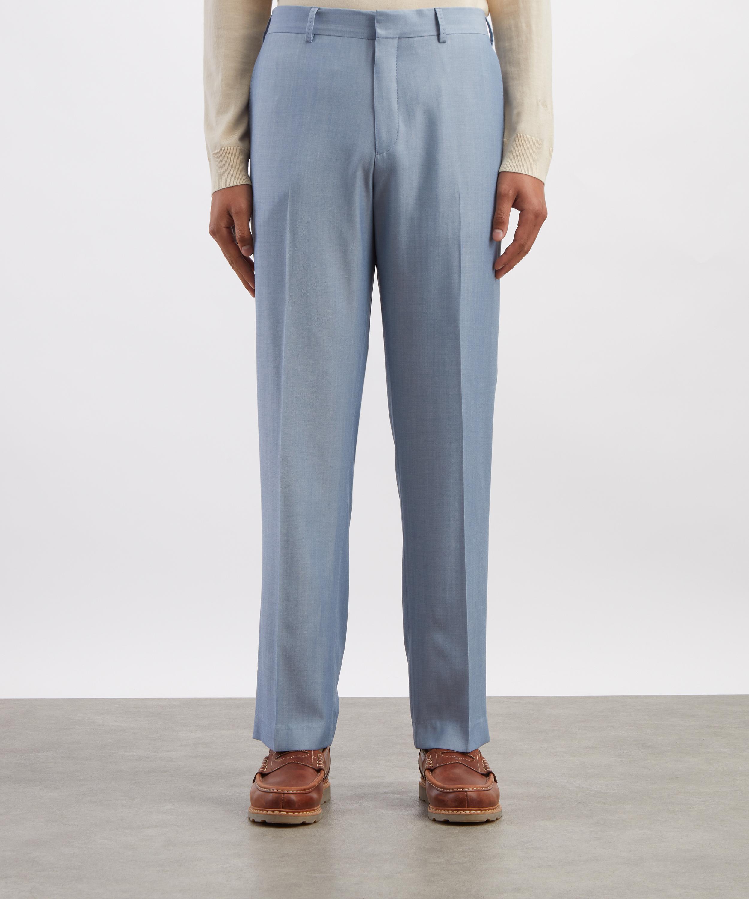 Paul Smith - Blue Wool-Viscose Trousers image number 2