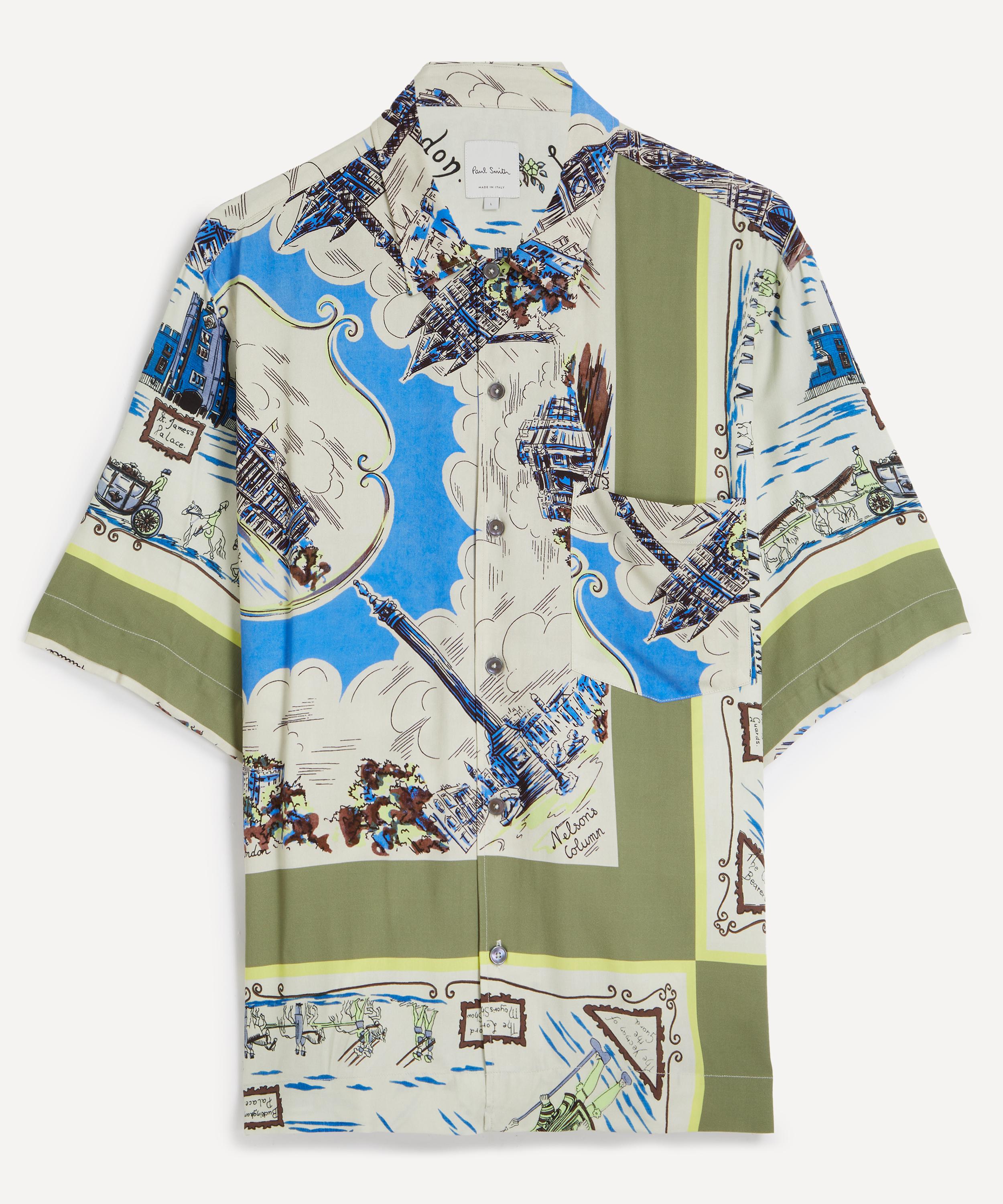 Paul Smith - London Scarf Print Shirt