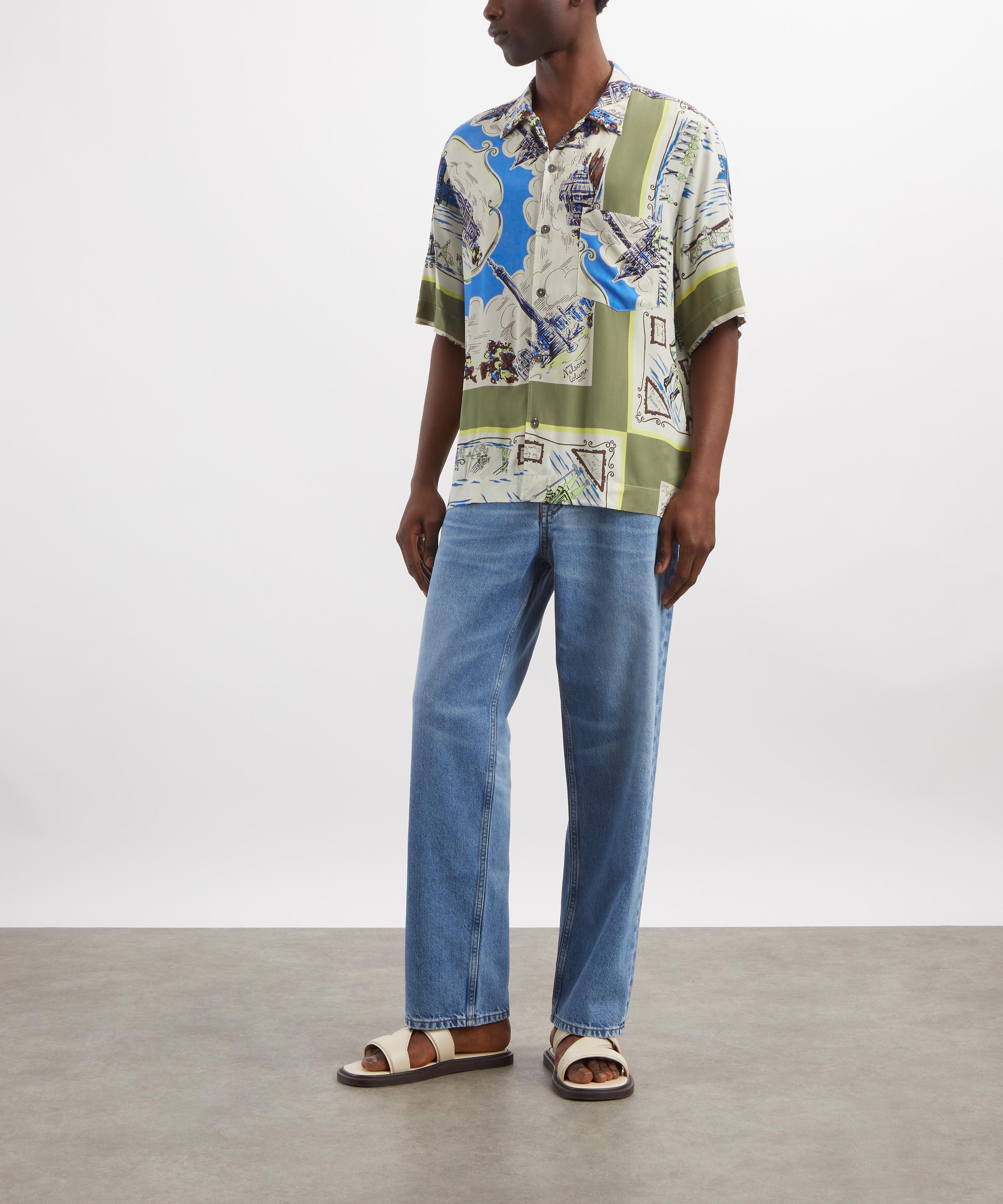 Paul Smith - London Scarf Print Shirt image number 1