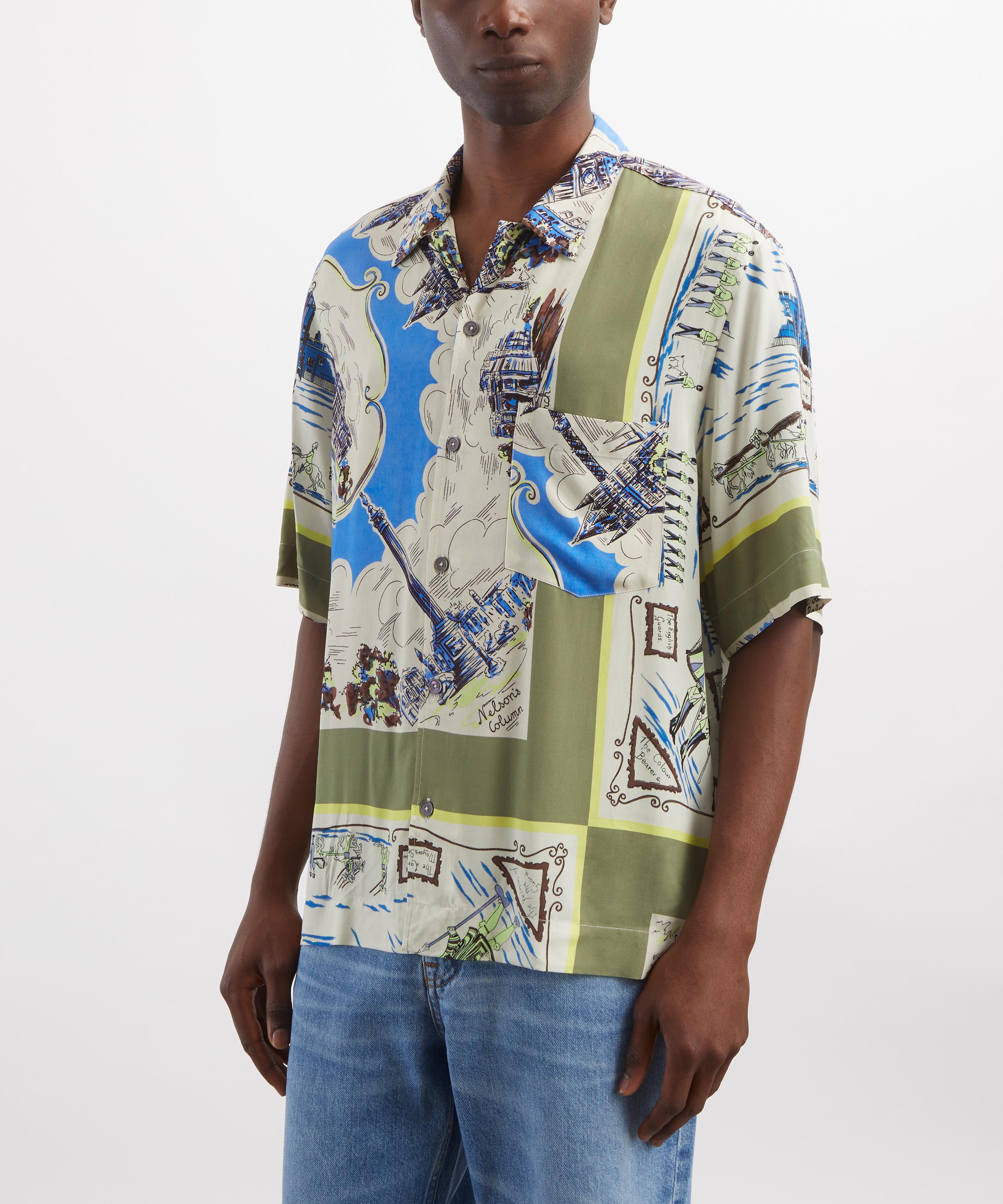 Paul Smith - London Scarf Print Shirt image number 2