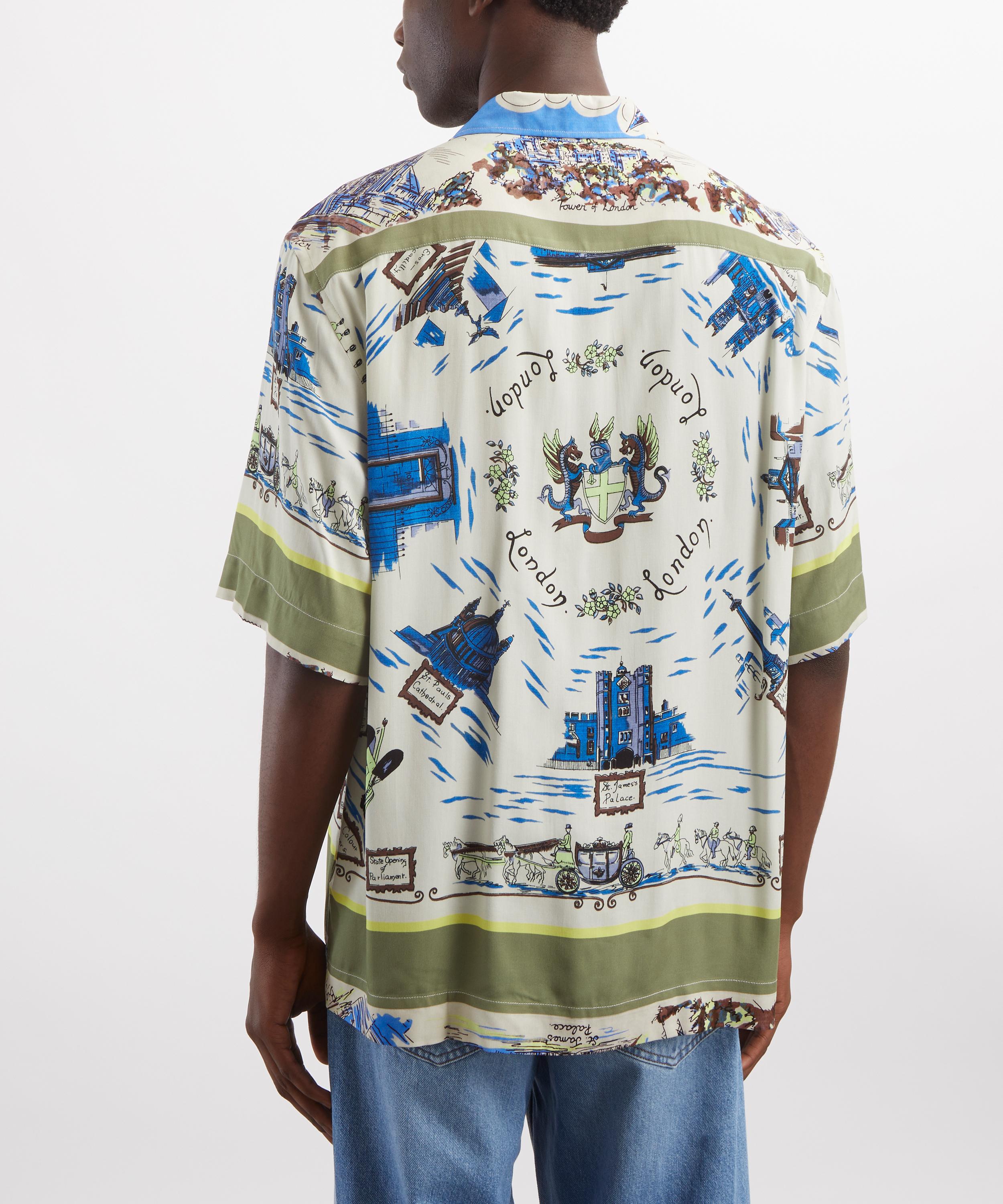 Paul Smith - London Scarf Print Shirt image number 3