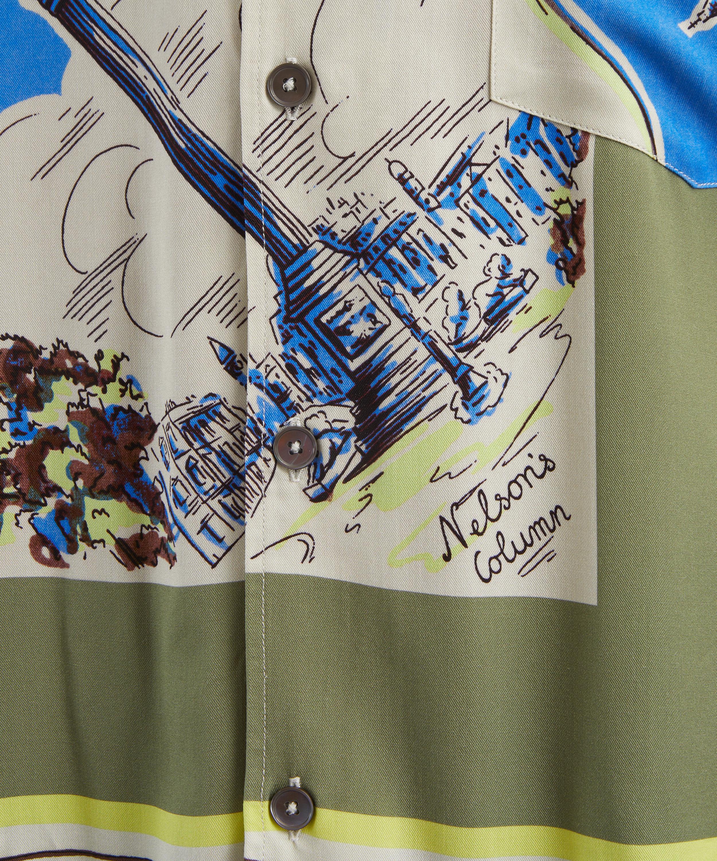 Paul Smith - London Scarf Print Shirt image number 4