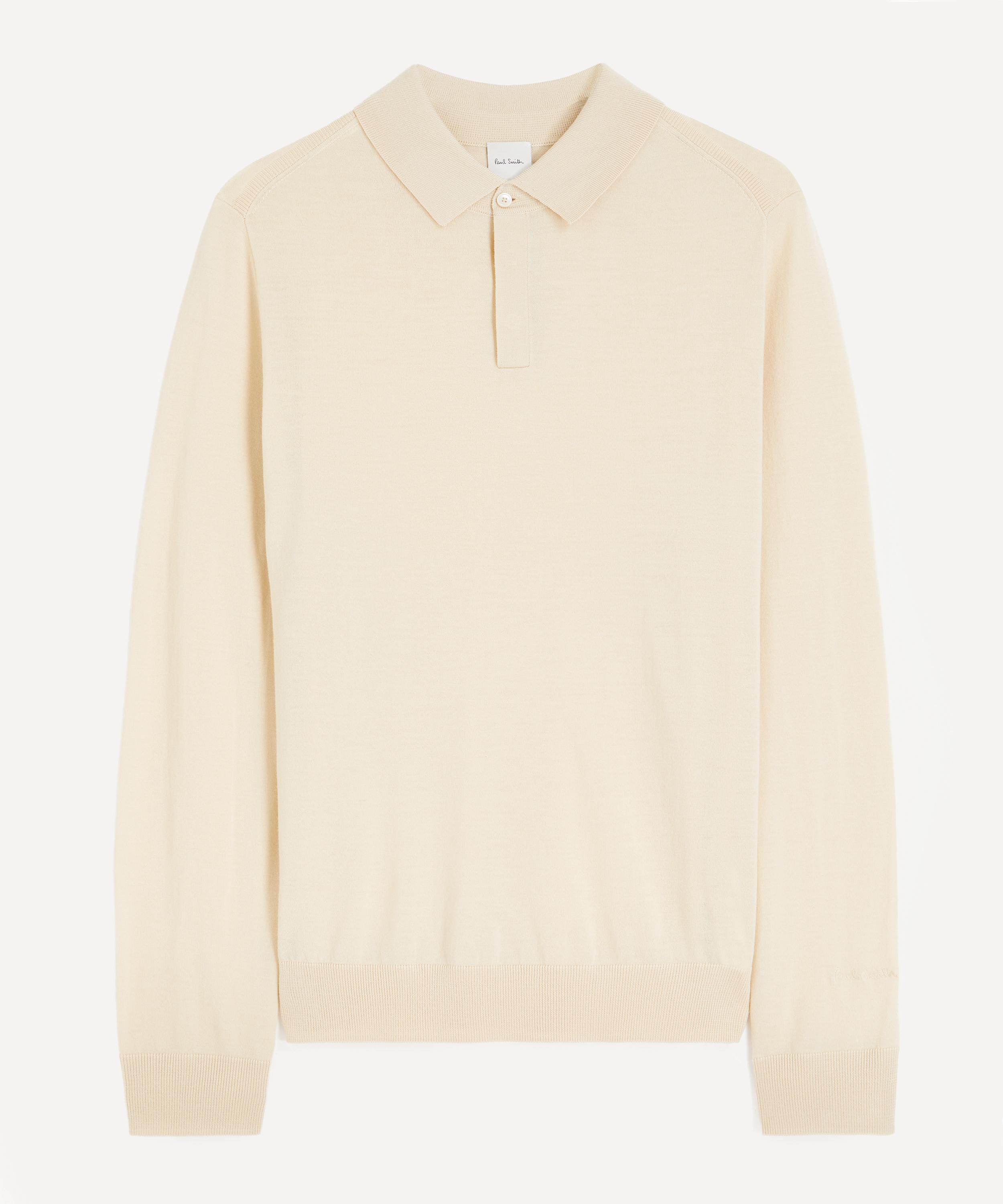 Paul Smith - Beige Merino Wool Knitted Polo&nbsp;