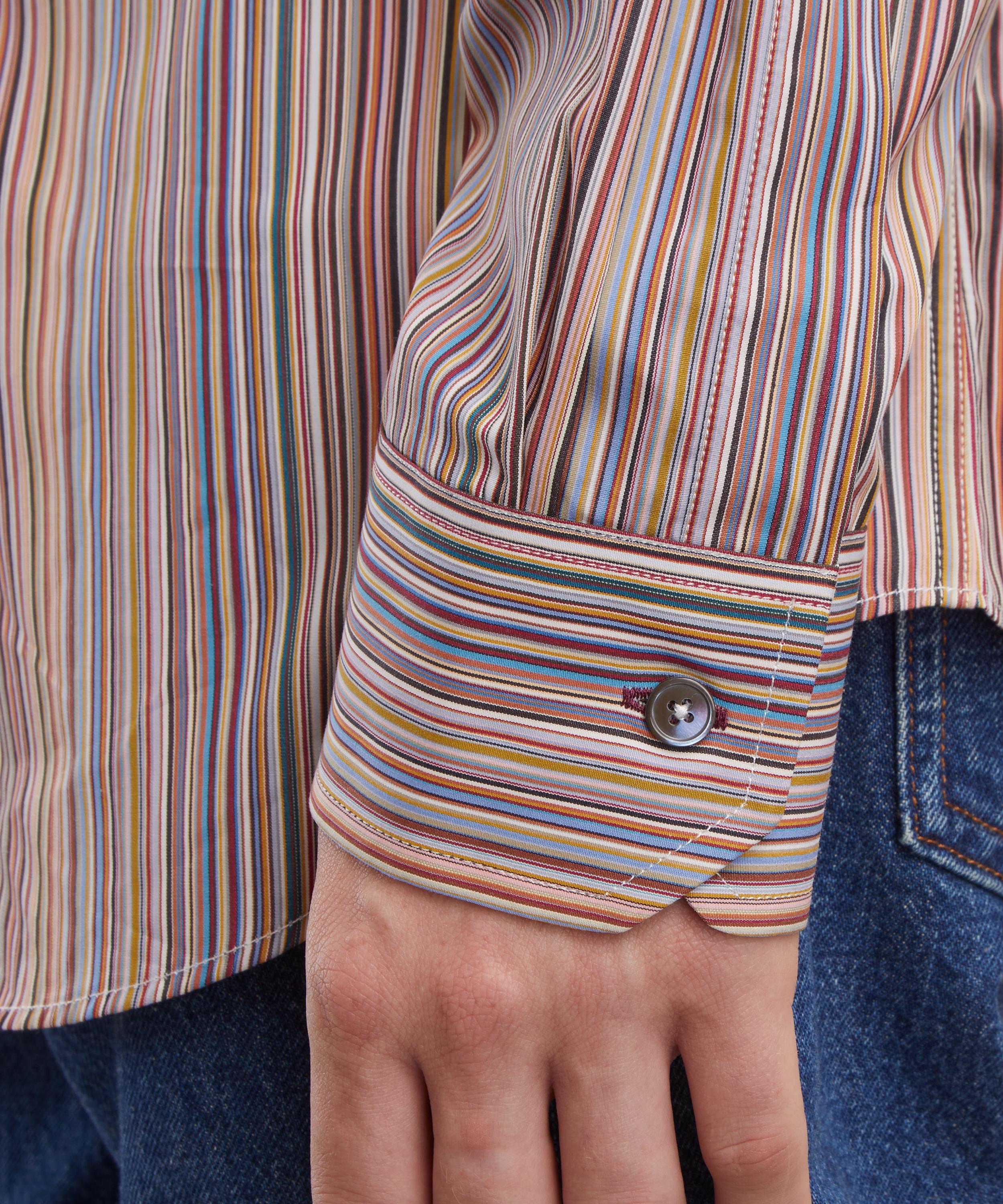 Paul Smith - Signature Stripe Regular-Fit Cotton Shirt image number 4