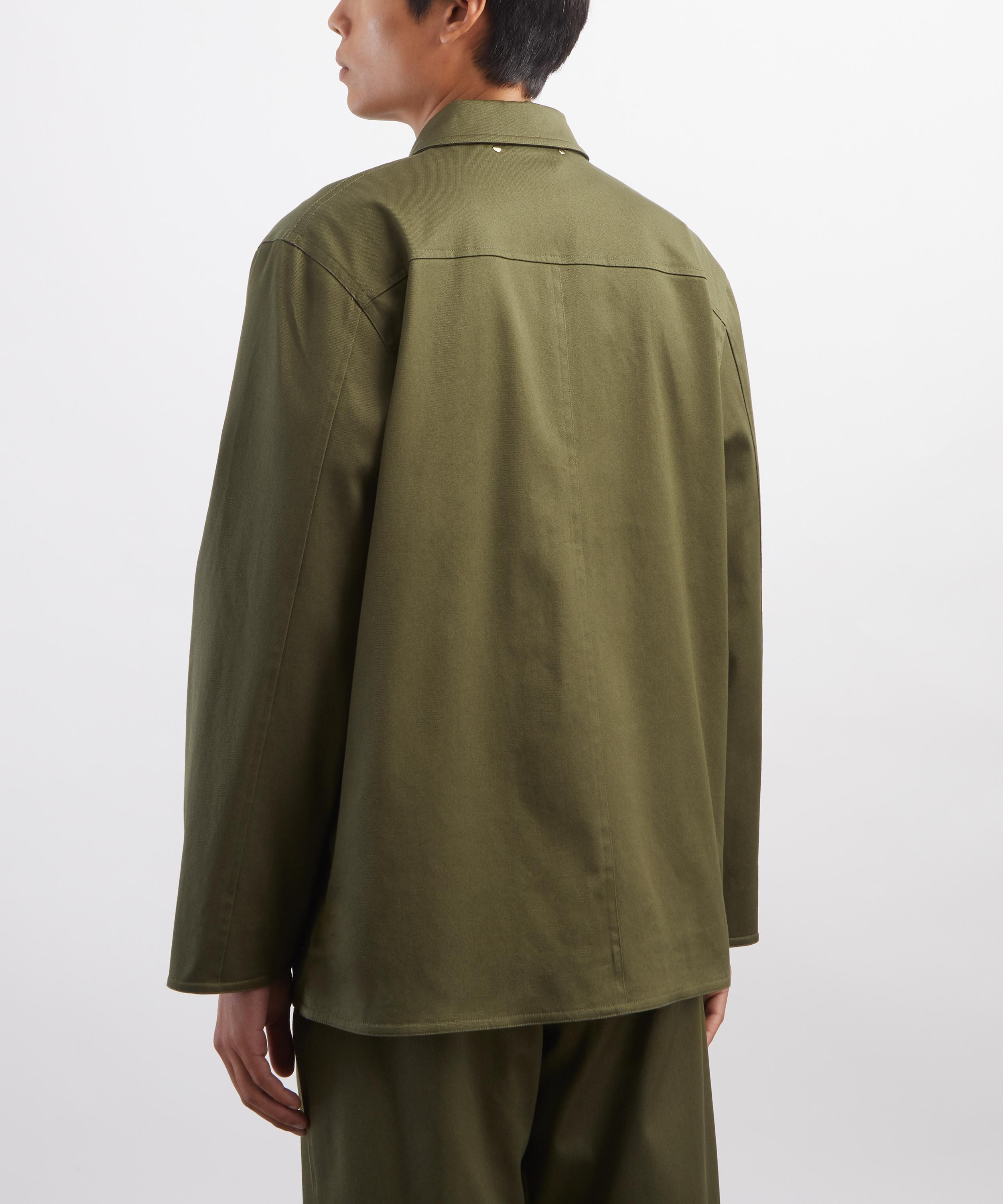Paul Smith - Khaki Stretch-Cotton Barn Jacket image number 3