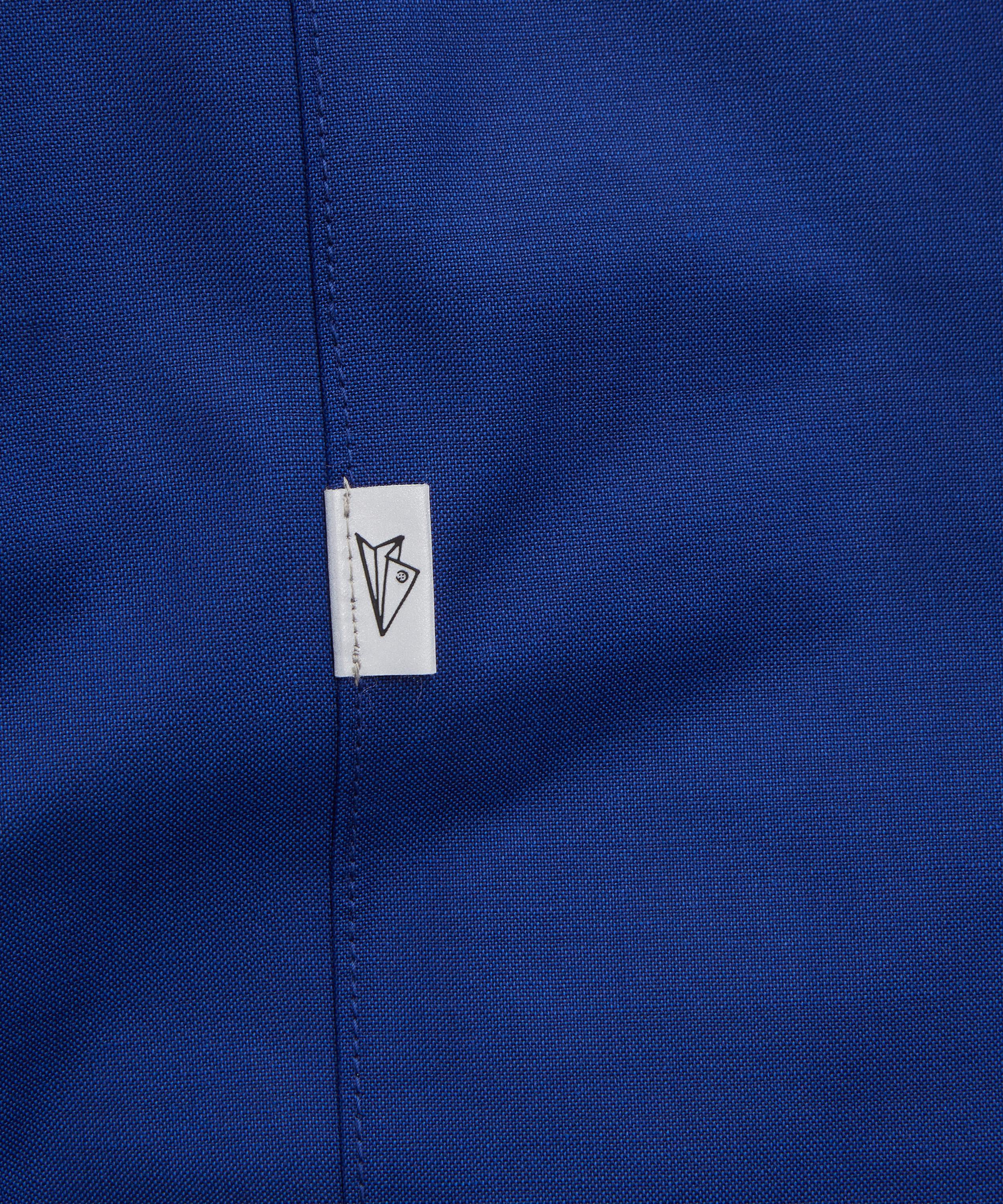 Paul Smith - Cobalt Blue Storm System Hooded Three-Layer Mac image number 4