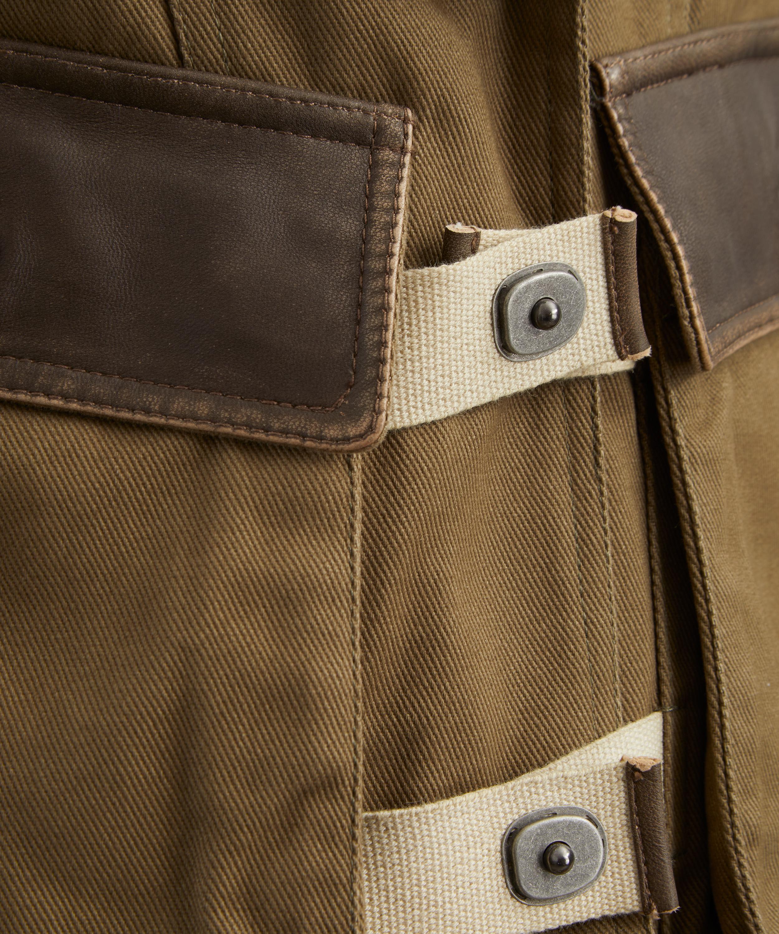 Isabel Marant - Julissa Beige-Khaki Multi-Fabric Jacket image number 4