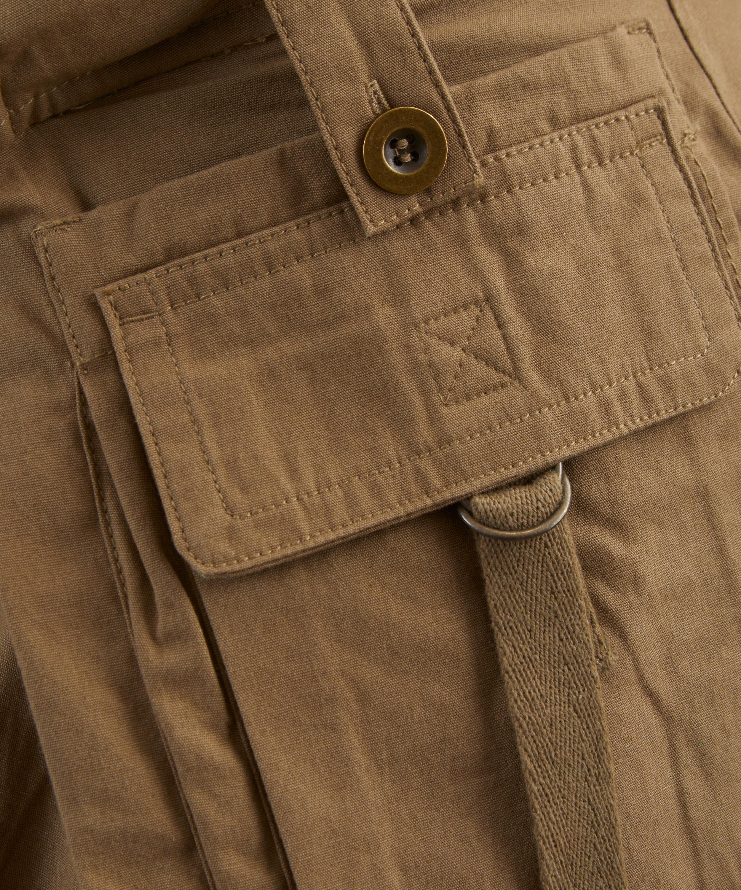 Isabel Marant - Barta Khaki Utility Shorts image number 4