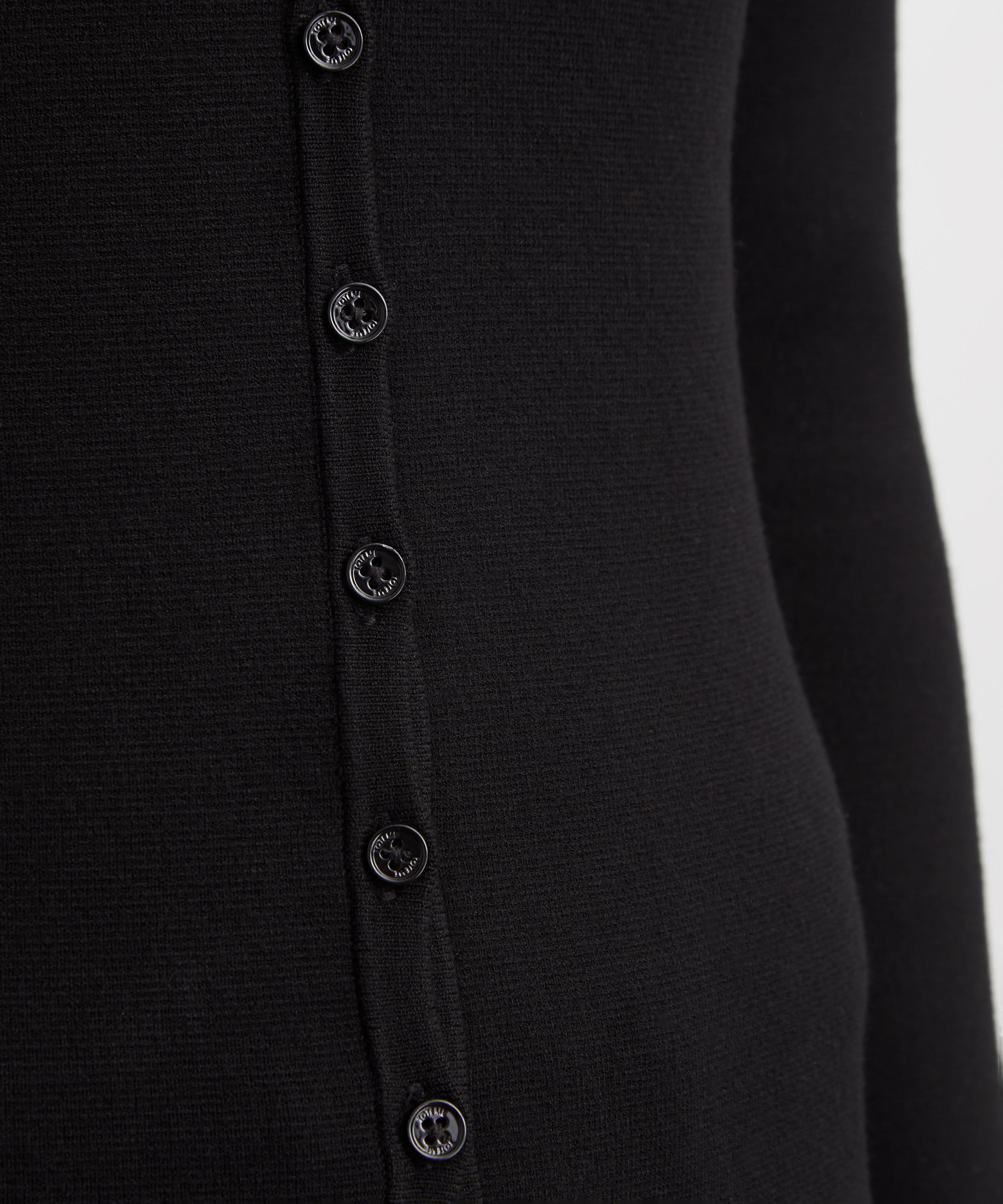 Toteme - Black Fitted Polo Shirt image number 4