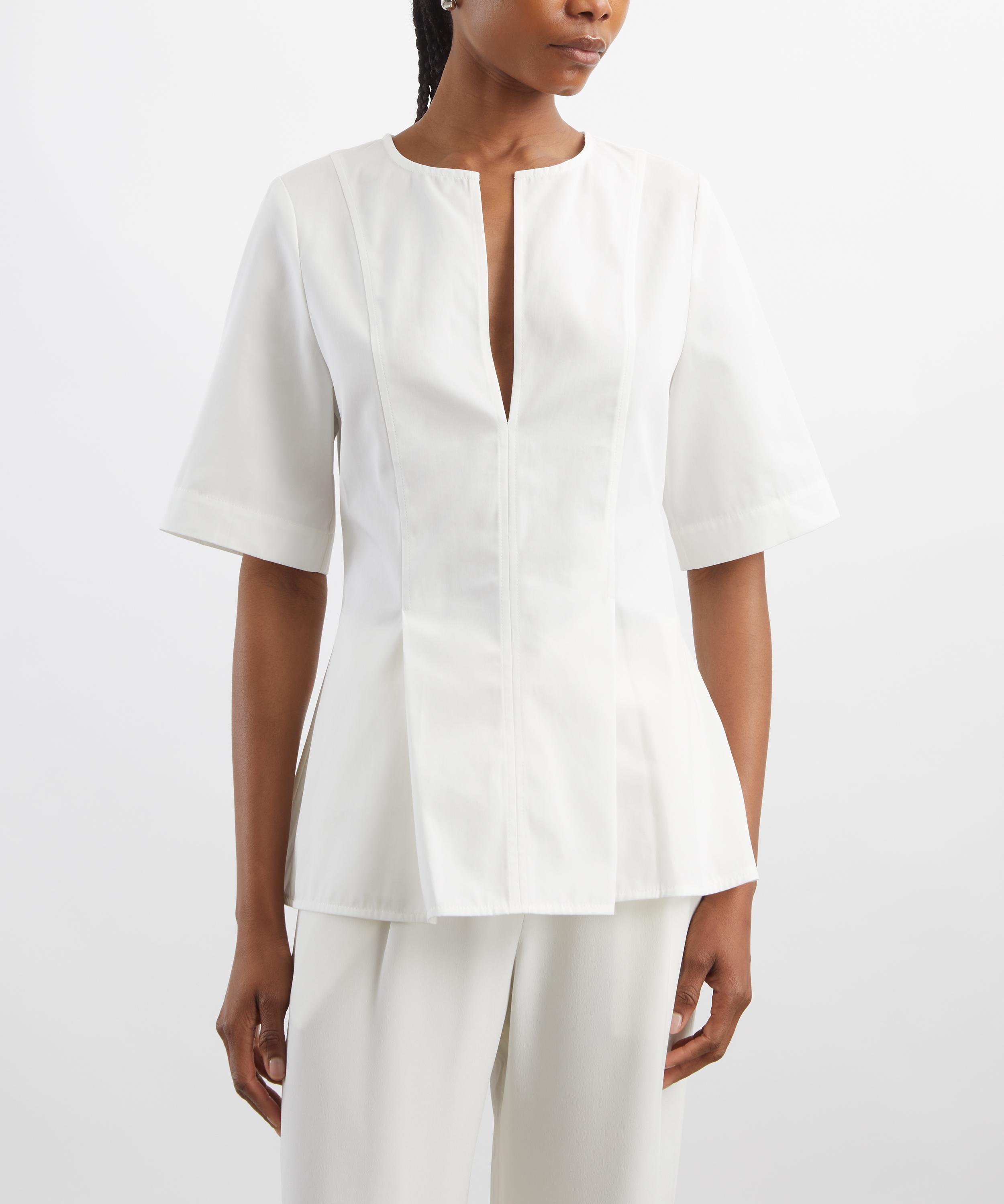 Toteme - Tailored Cotton Top image number 2