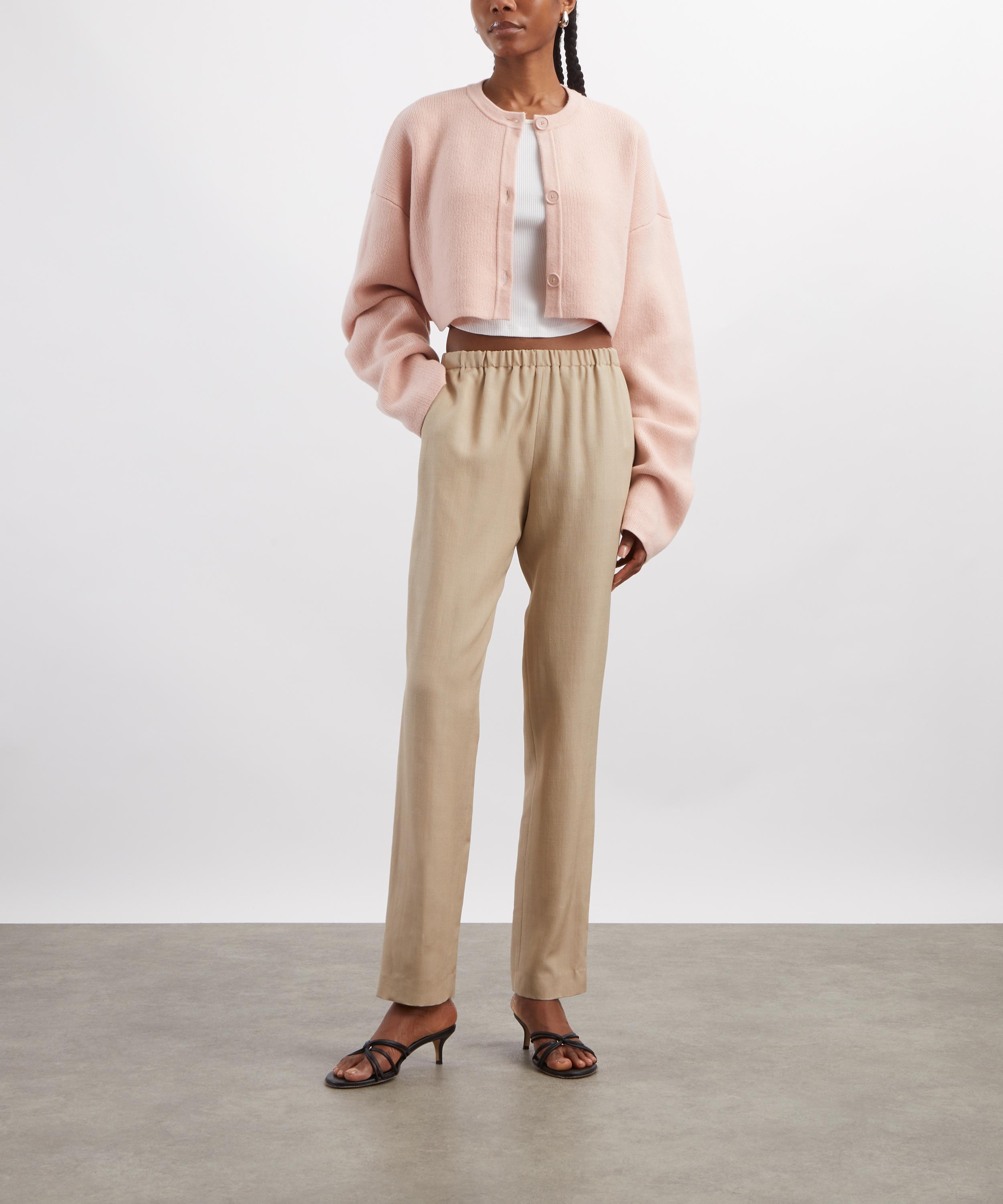 Toteme - Flamingo Cropped Oversized Cardigan image number 1