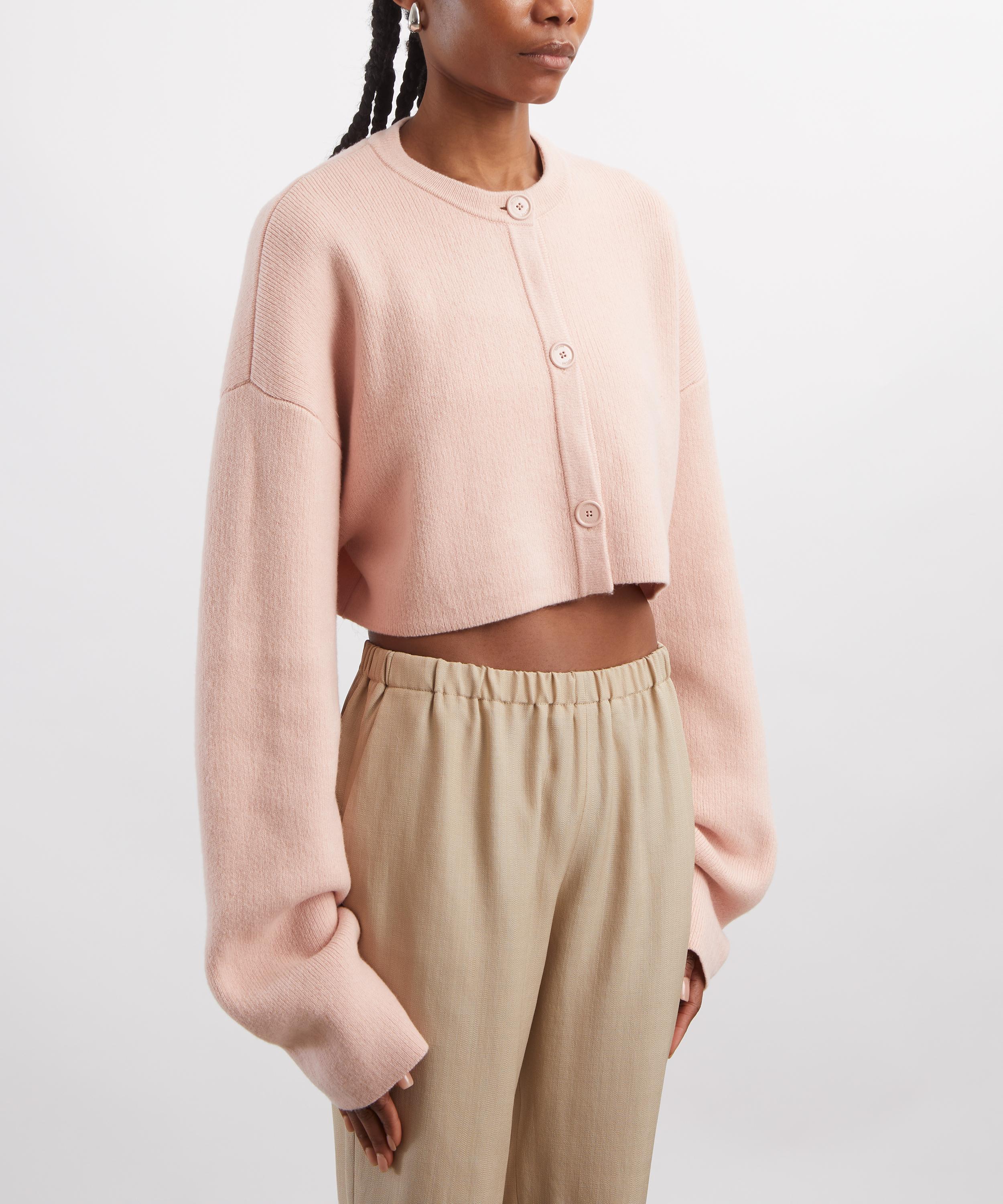 Toteme - Flamingo Cropped Oversized Cardigan image number 2