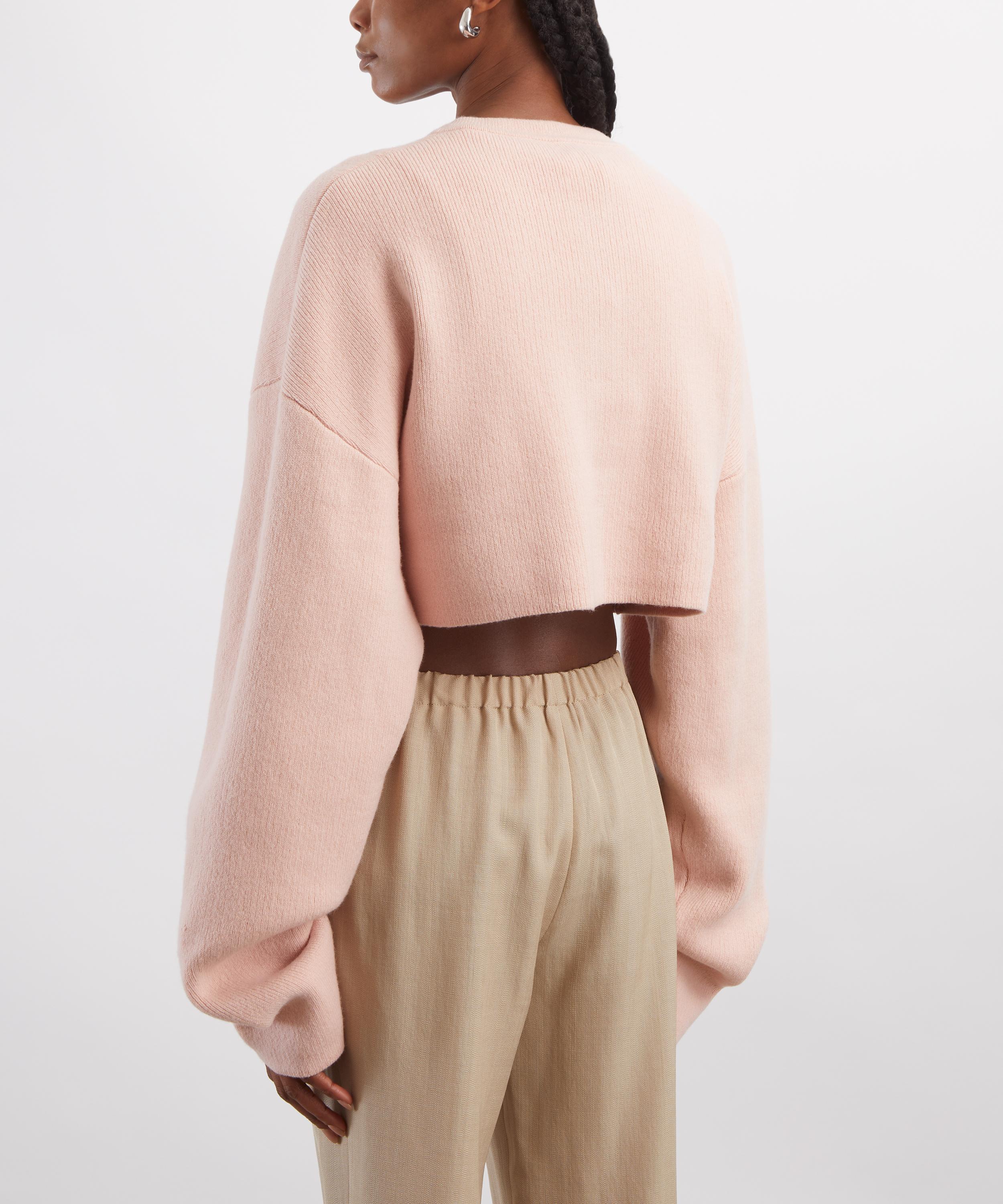 Toteme - Flamingo Cropped Oversized Cardigan image number 3