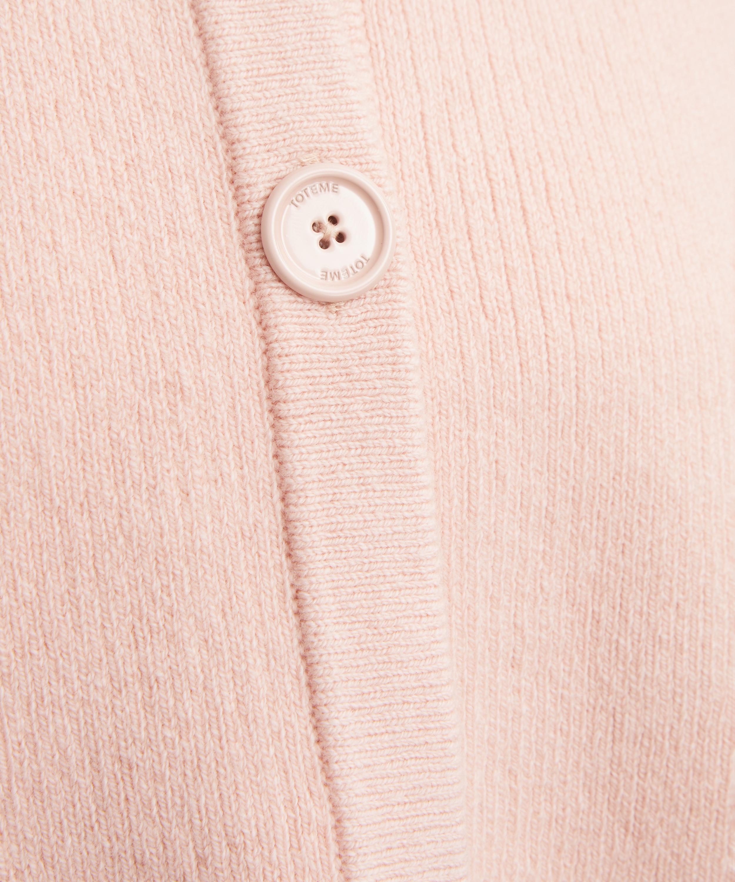 Toteme - Flamingo Cropped Oversized Cardigan image number 4