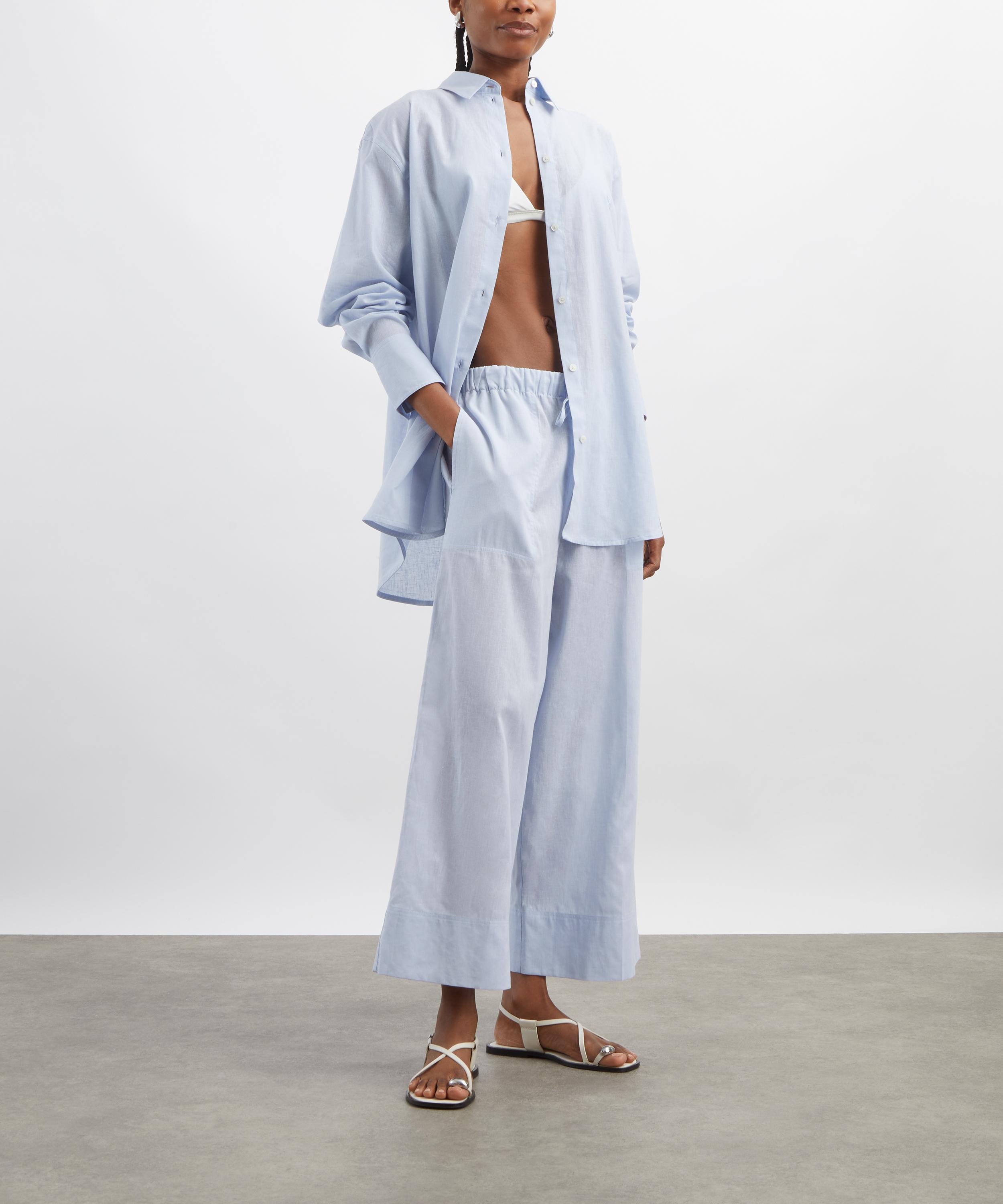 Toteme - Wide-Leg Summer Trousers image number 1
