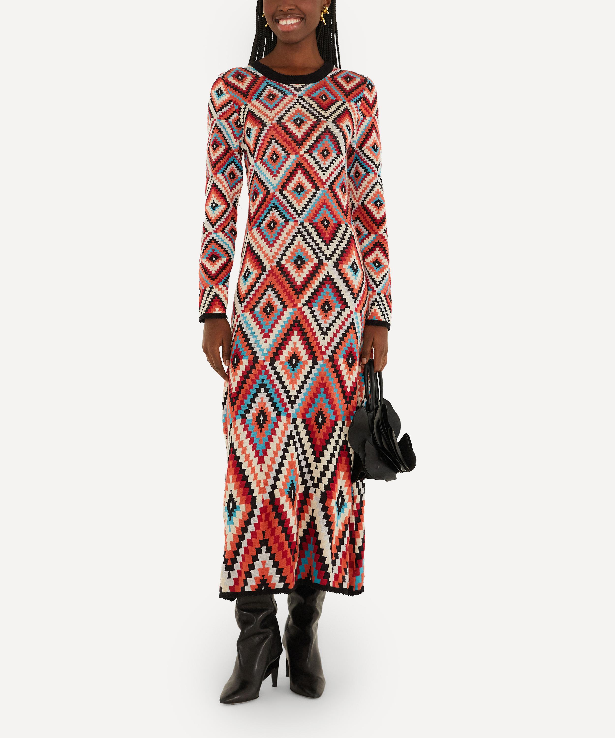 FARM Rio - Multicolor Pretti Knit Maxi Dress