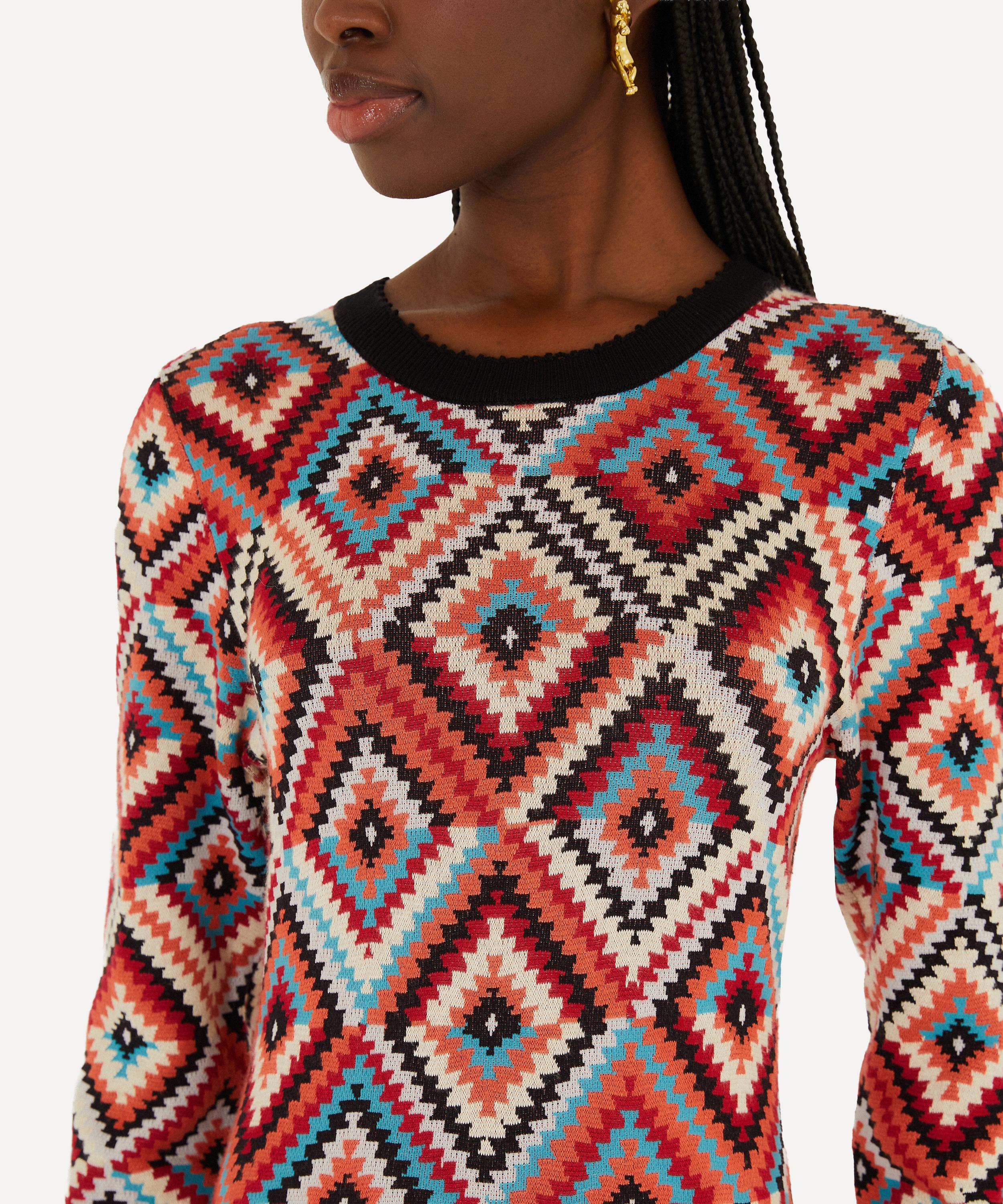 FARM Rio - Multicolor Pretti Knit Maxi Dress image number 1