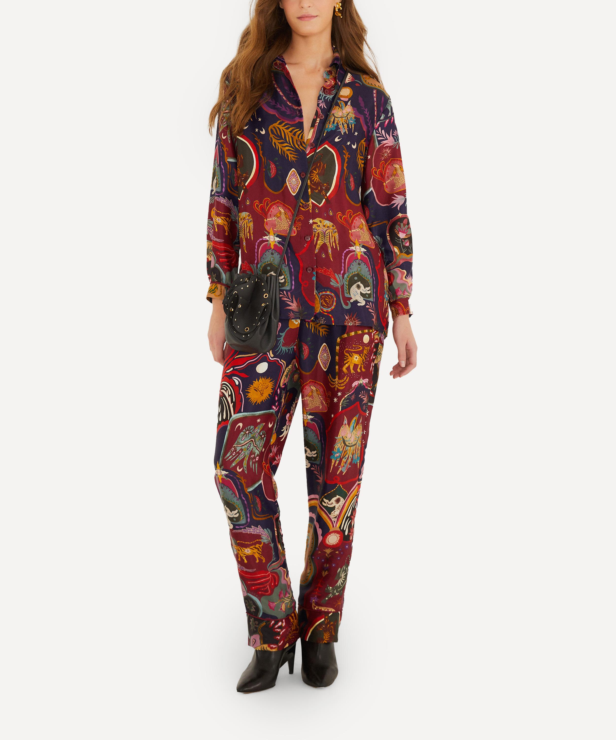 FARM Rio - Multicolor Artsy Surreal Land Trousers image number 1