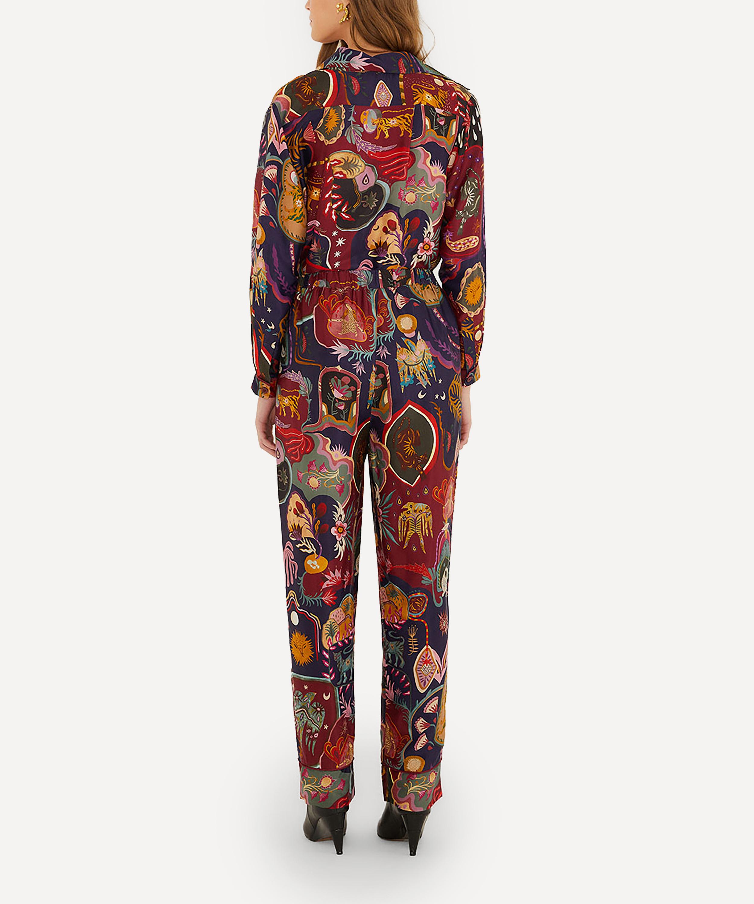 FARM Rio - Multicolor Artsy Surreal Land Trousers image number 2