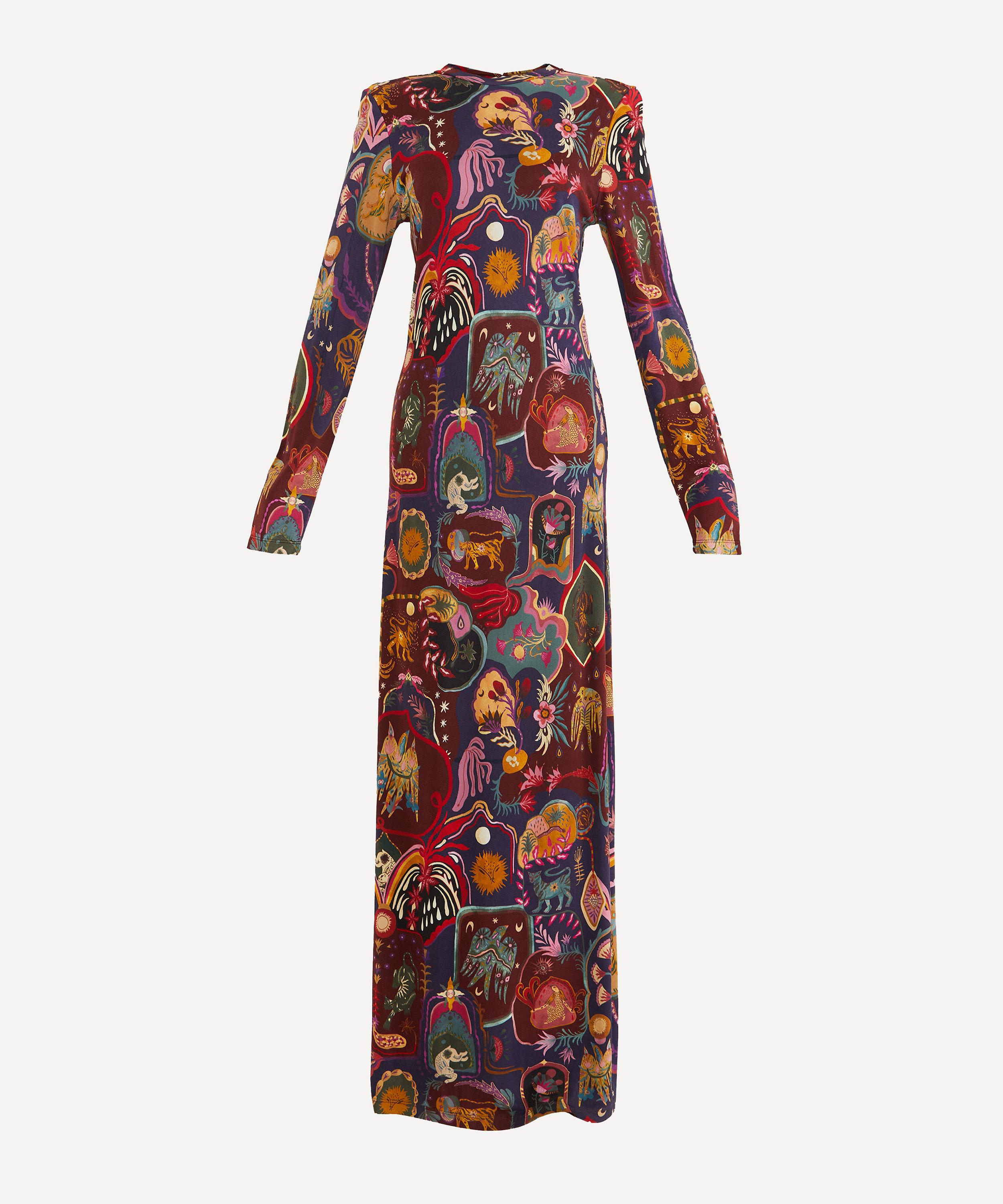 FARM Rio - Multicolor Artsy Surreal Land Maxi-Dress