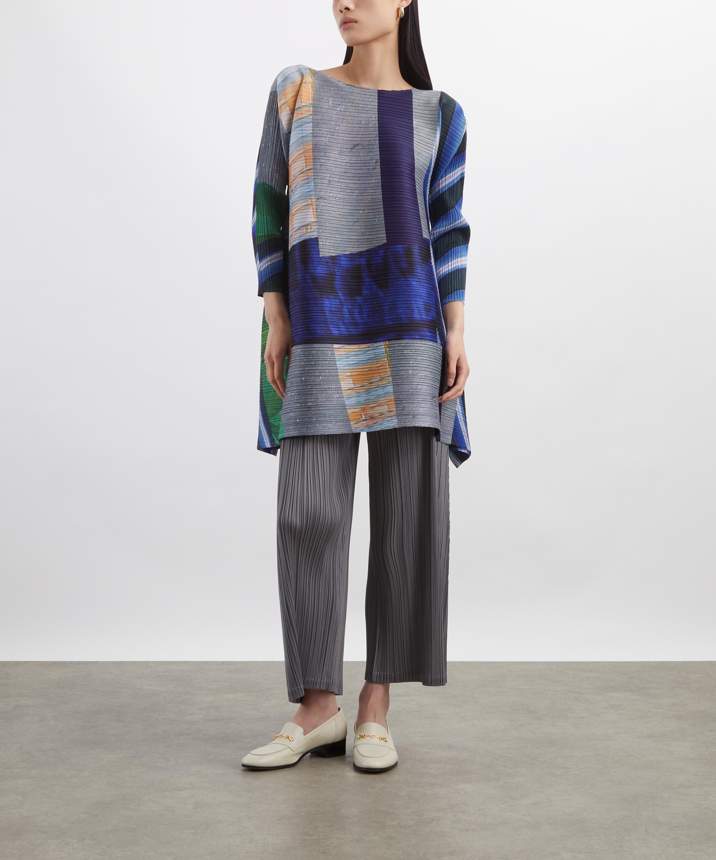 Pleats Please Issey Miyake - CITY COLLAGE Pleated Tunic Dress image number 1