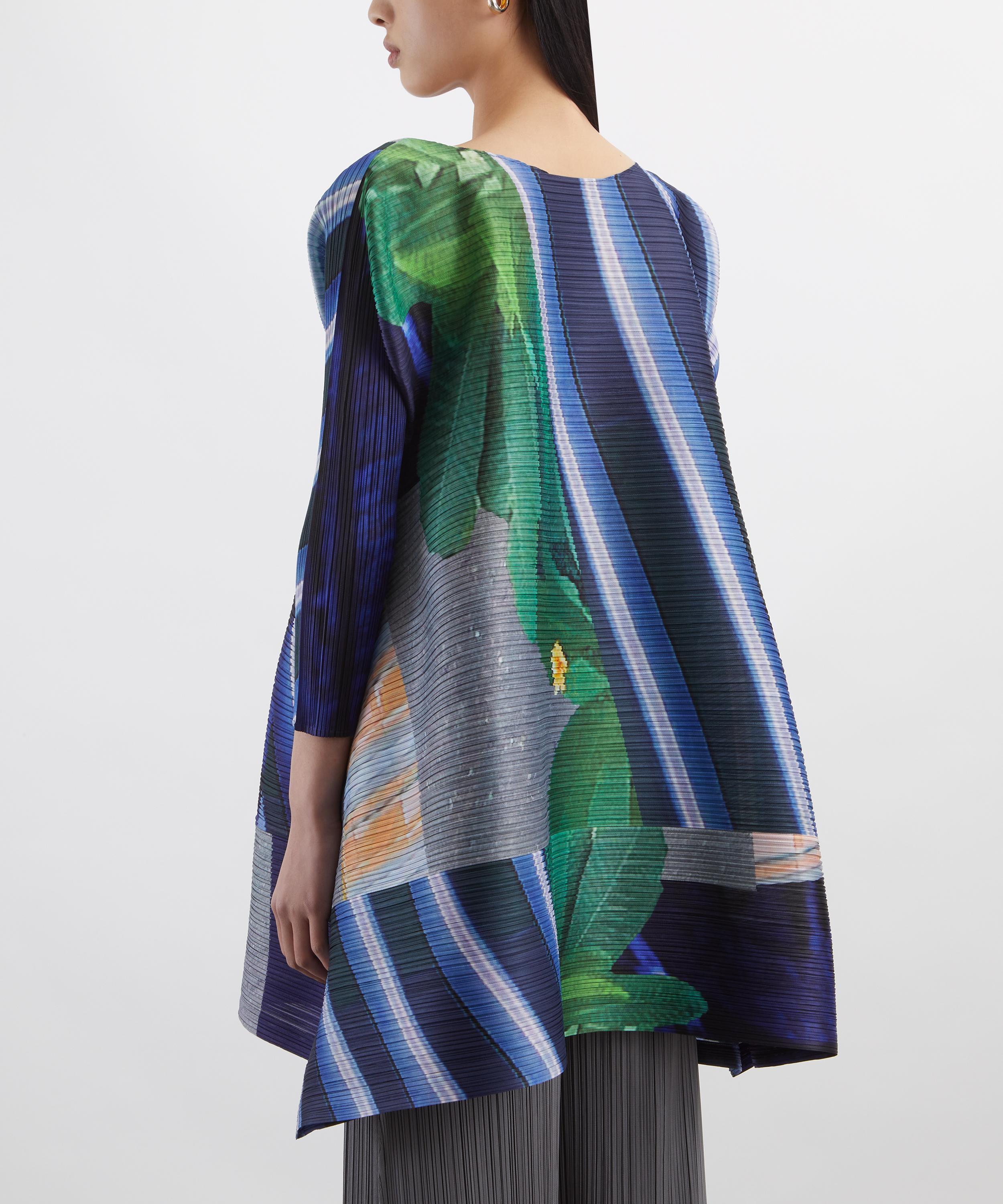 Pleats Please Issey Miyake - CITY COLLAGE Pleated Tunic Dress image number 3