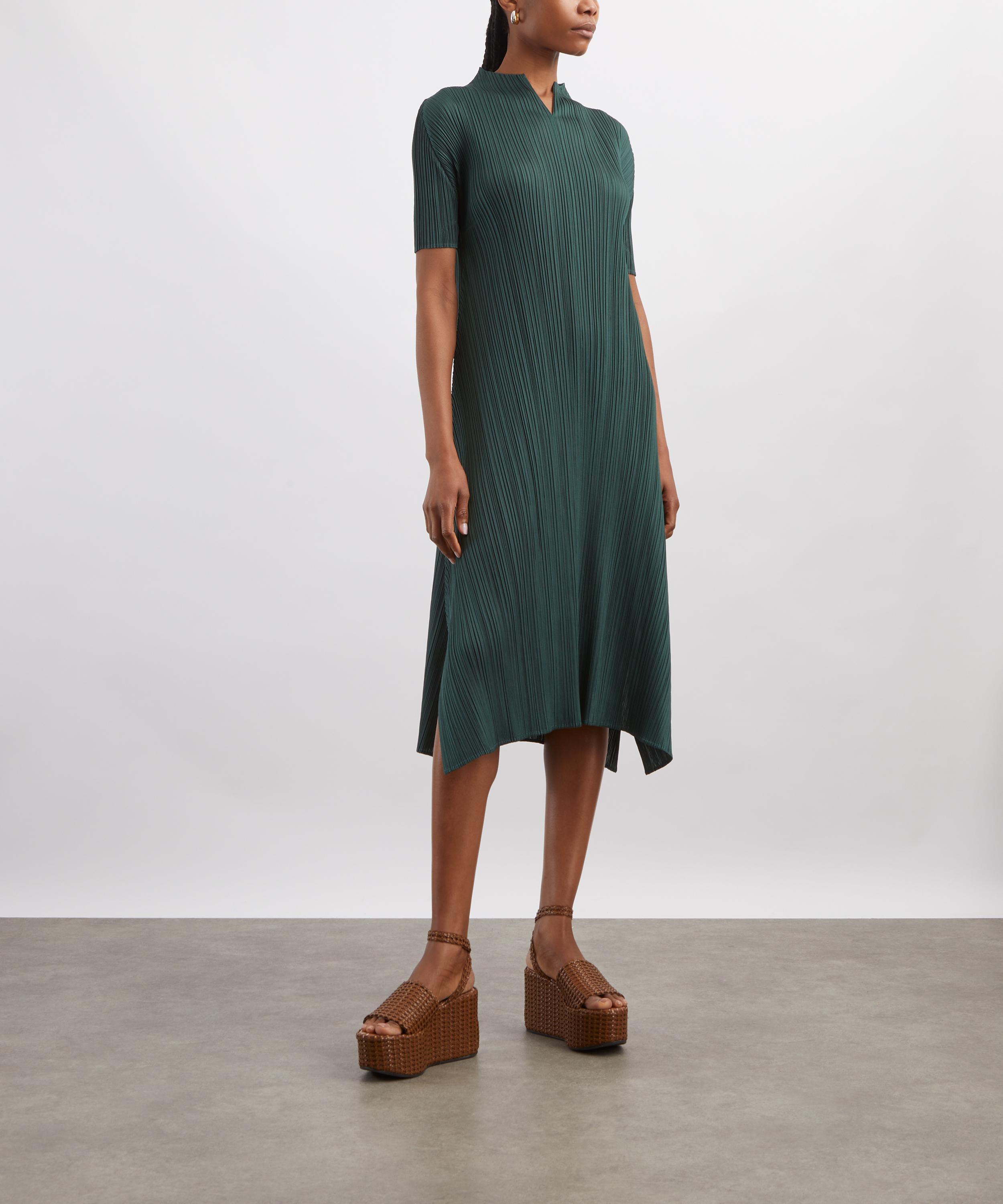 Pleats Please Issey Miyake - MONTHLY COLOURS: MARCH Pleated Dress image number 1