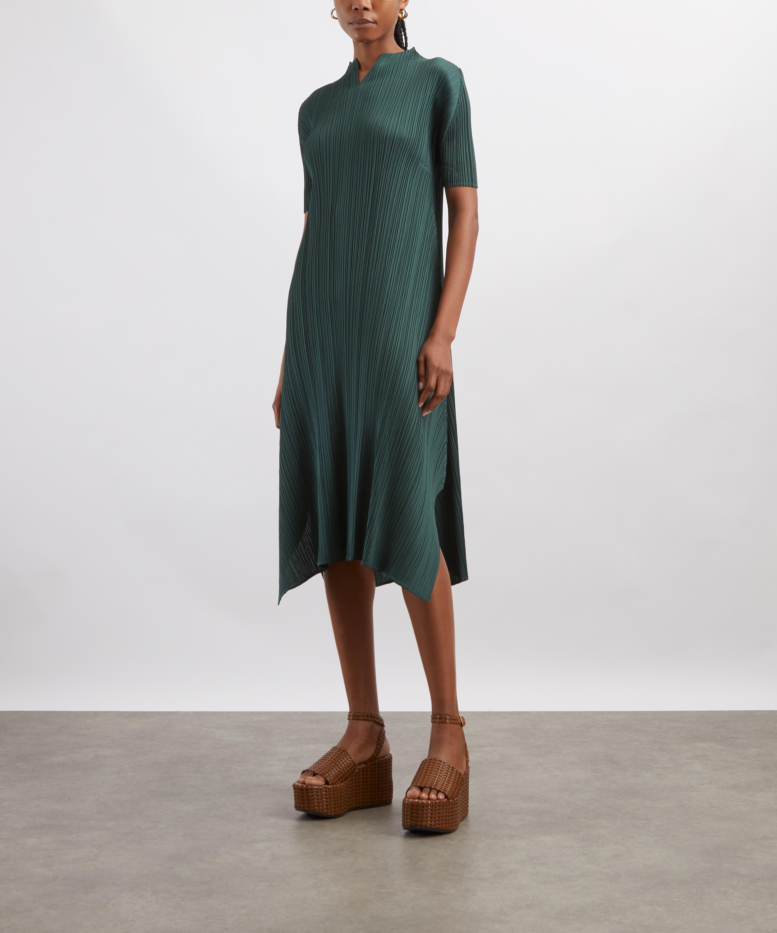 Pleats Please Issey Miyake - MONTHLY COLOURS: MARCH Pleated Dress image number 2